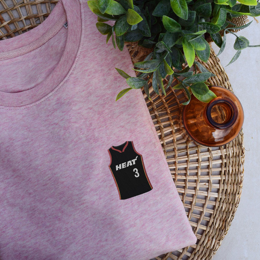 Juste Un T-shirt Sweats Brodés Heat sweat brodé