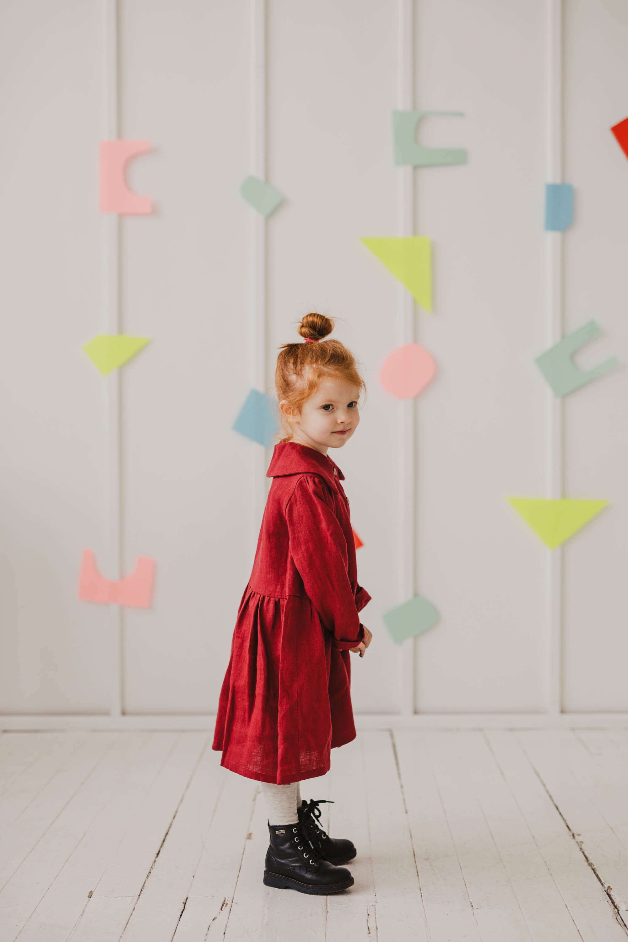 Laumė linen Kids Clothing Gužė robe fille en lin