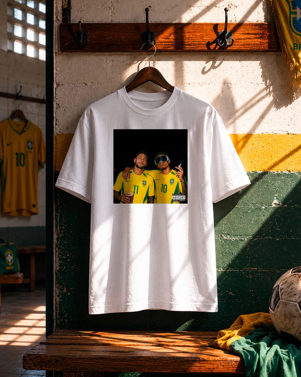 Juste Un T-shirt T-shirts Imprimés Coupe du Monde 2026 Brésil T-shirt blanc