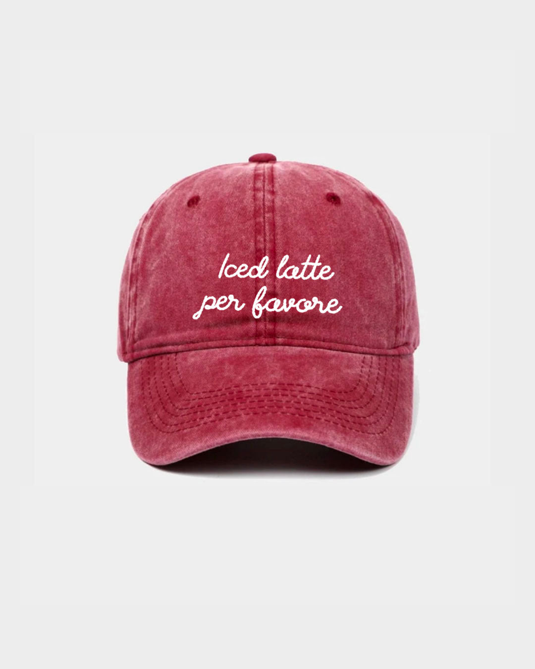 Juste Un T-shirt Casquettes Iced Latte casquette brodée vintage