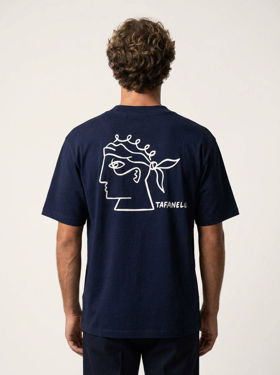 TAFANELLI T-Shirts LE CORSICA t-shirt navy