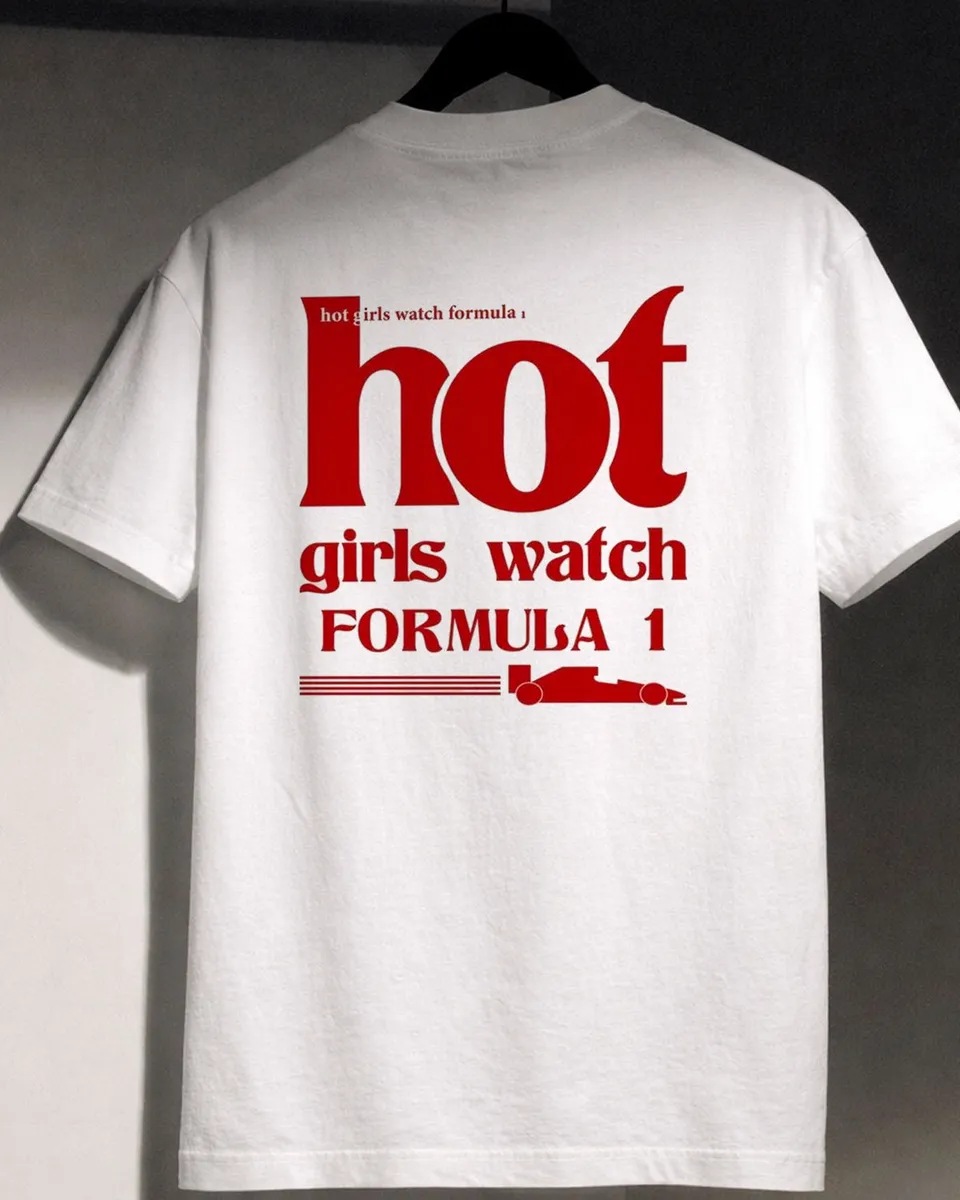 Juste Un T-shirt T-shirts Imprimés Hot Girl watch formula 1 t-shirt femme blanc