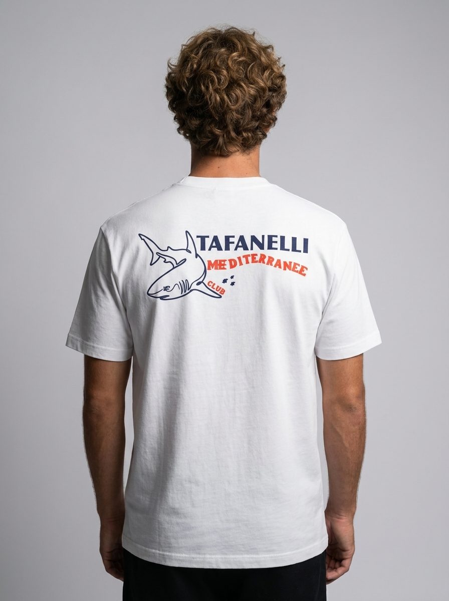 TAFANELLI T-Shirts LE REQUIN T-shirt tailles XS à XXL coton