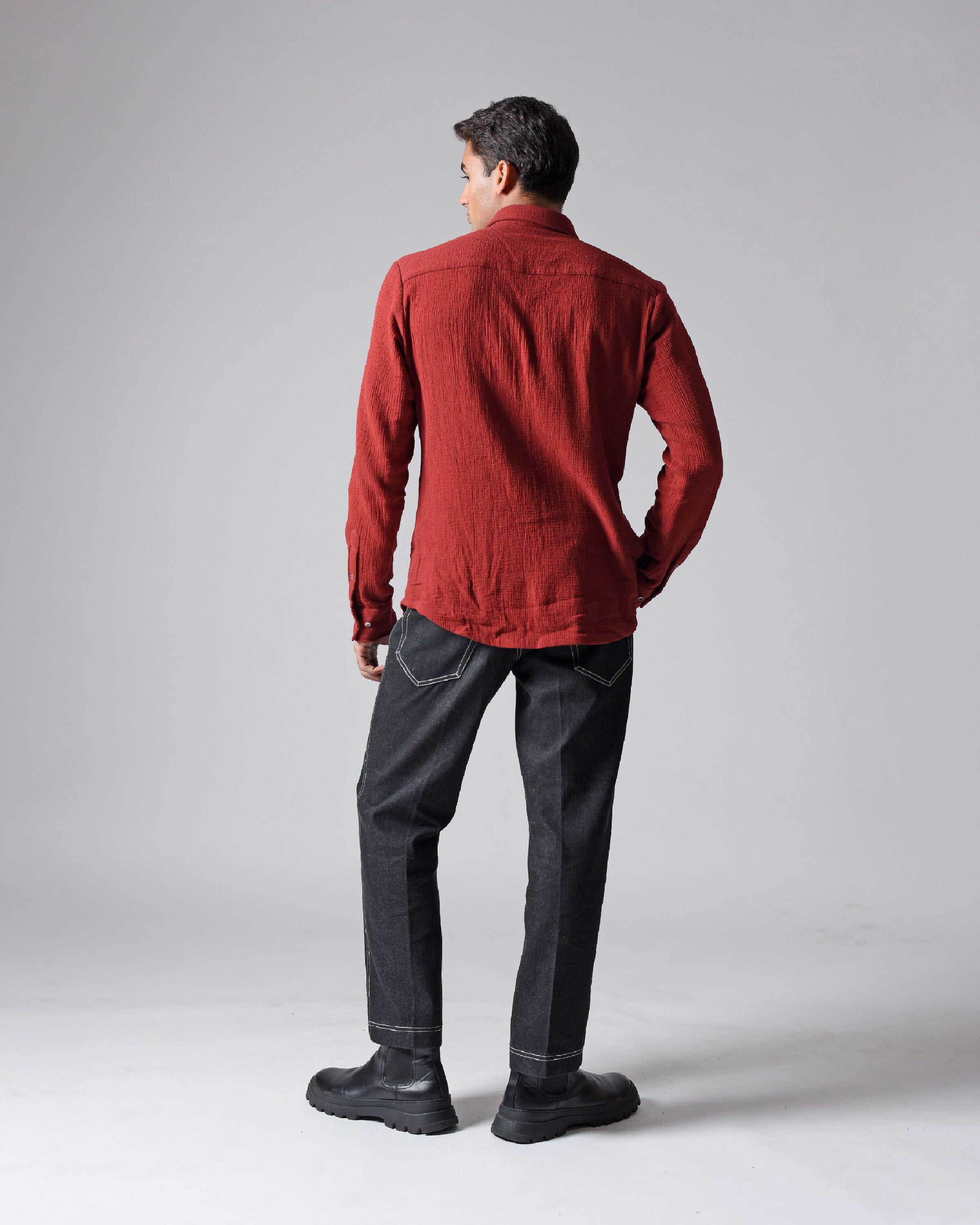 COUNTRYMADE Shirts TERRA TEXTURED SHIRT chemise coton texturé