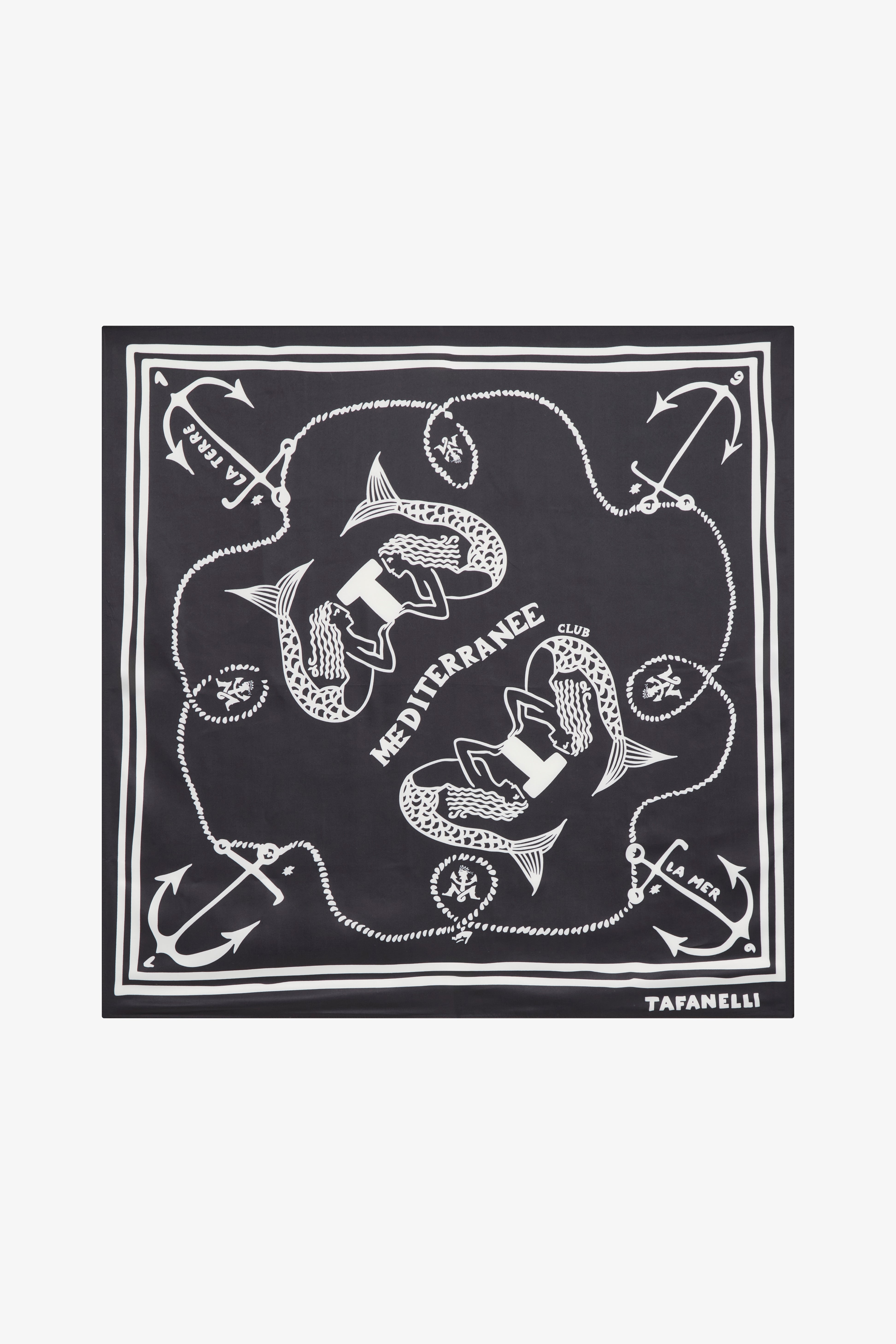 TAFANELLI Accessoires LE FOULARD CLUB SIRÈNE foulard motif sirènes