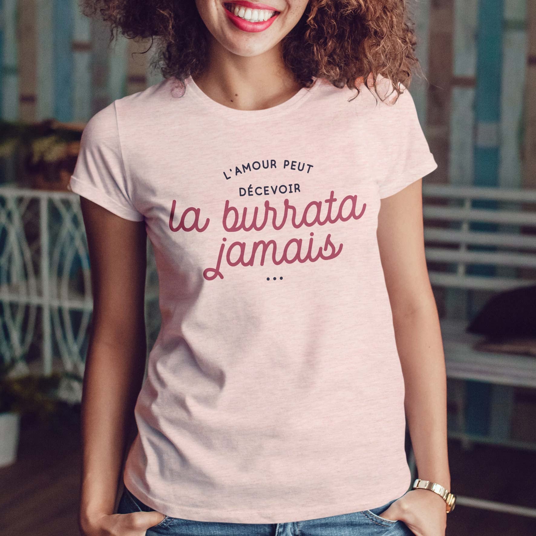 Juste Un T-shirt T-shirts Imprimés La burrata t-shirt femme