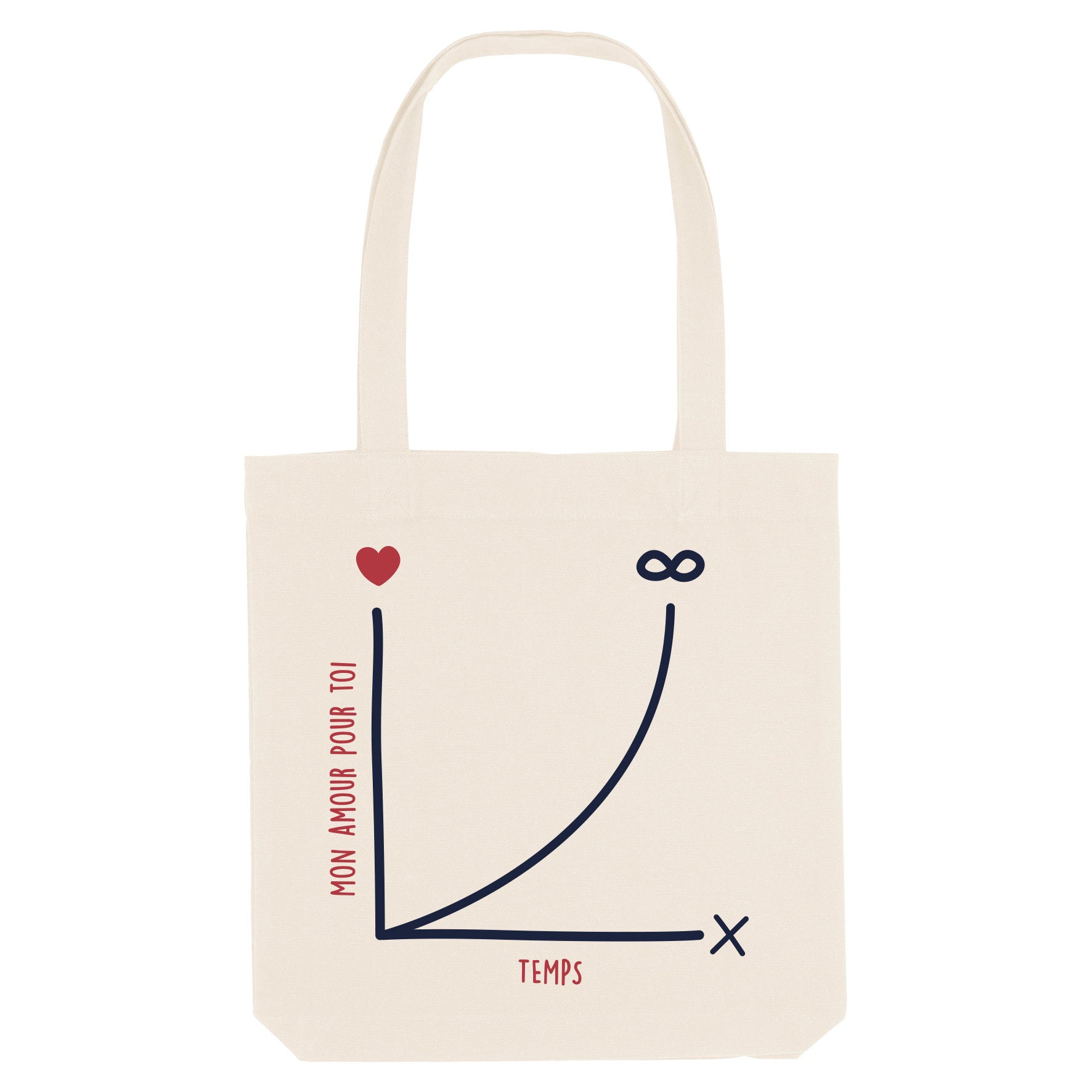 Juste Un T-shirt Tote Bags Le Graphique de L'A2mour tote bag