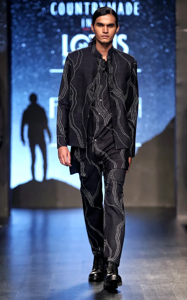 COUNTRYMADE Nehru Jackets Constellation Bundi Set veste bundi noire