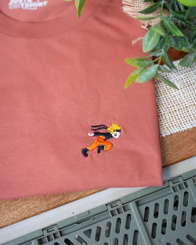 Juste Un T-shirt T-shirts Brodés Mangas Running t-shirt brodé