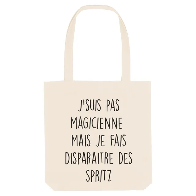 Juste Un T-shirt Tote Bags Je suis pas magicienne tote bag