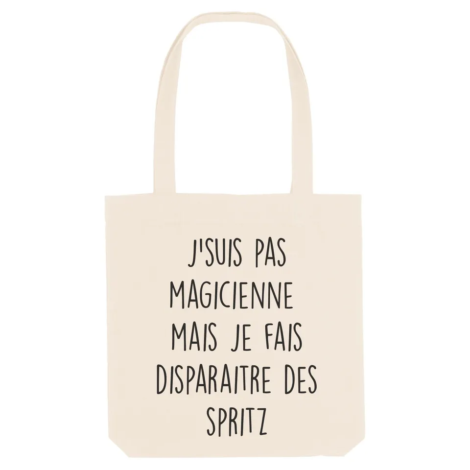 Juste Un T-shirt Tote Bags Je suis pas magicienne tote bag