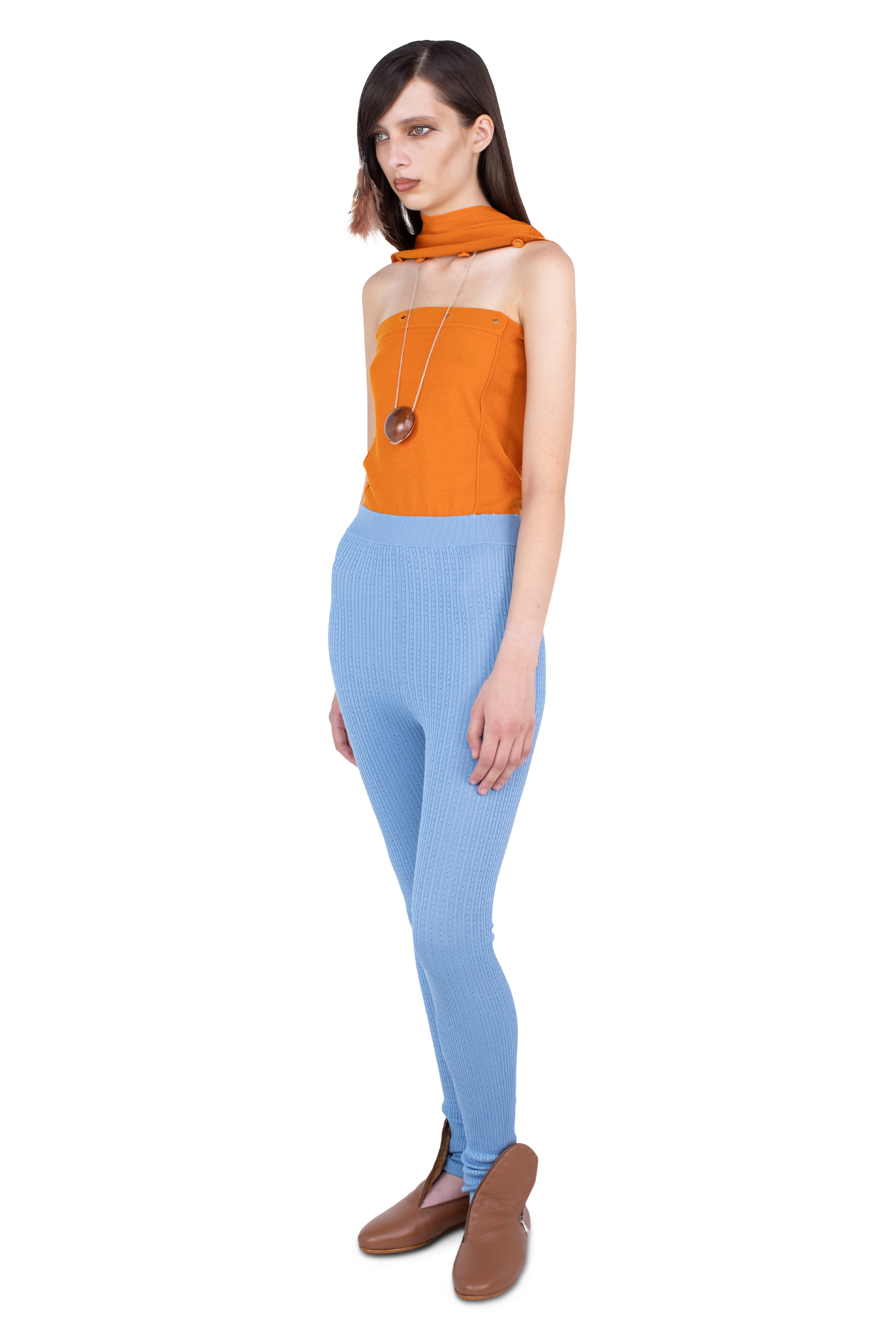 Kiko Kostadinov Dresses CORELLA All-in-One combinaison orange et bleu