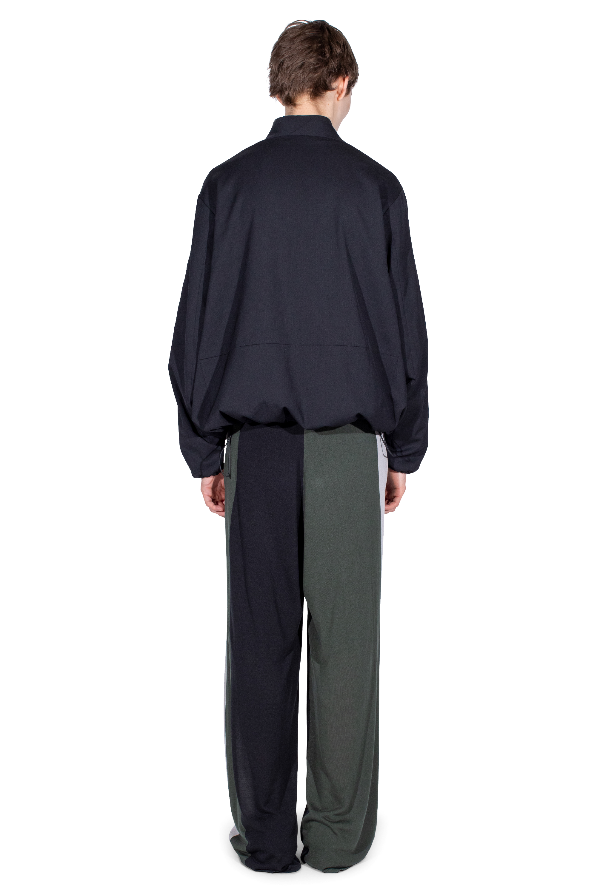Kiko Kostadinov Knitwear SIGO Knit Trousers pantalon noir tricot