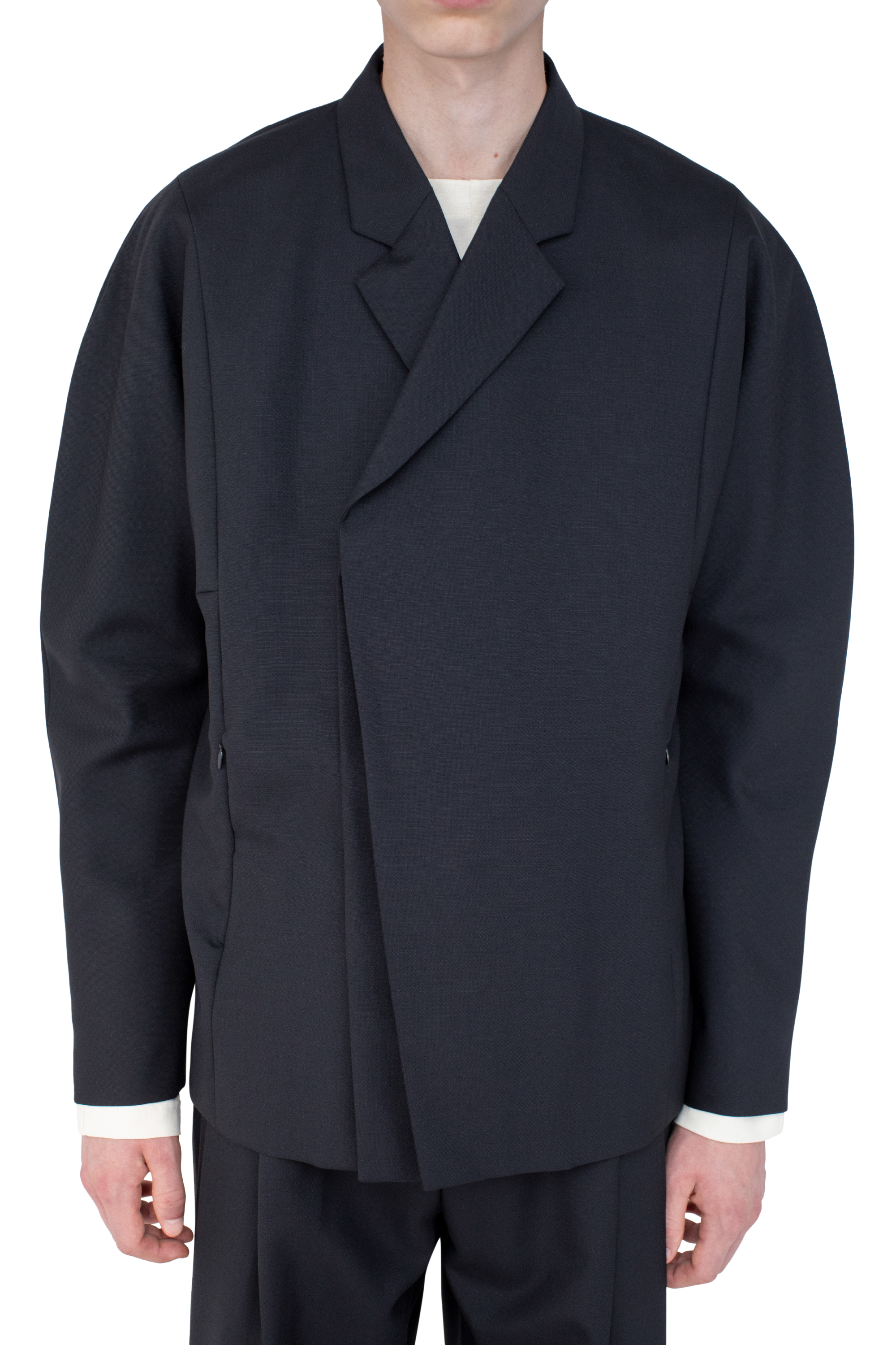 Kiko Kostadinov Outerwear VAALS Tailored Blazer Space Black 44 laine mohair