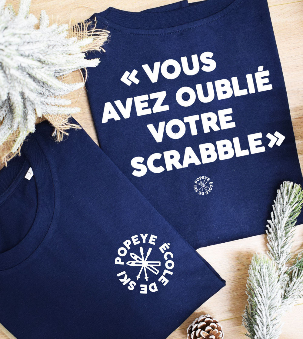 Juste Un T-shirt T-shirts Imprimés Vous avez oublié votre Scrabble t-shirt imprimé
