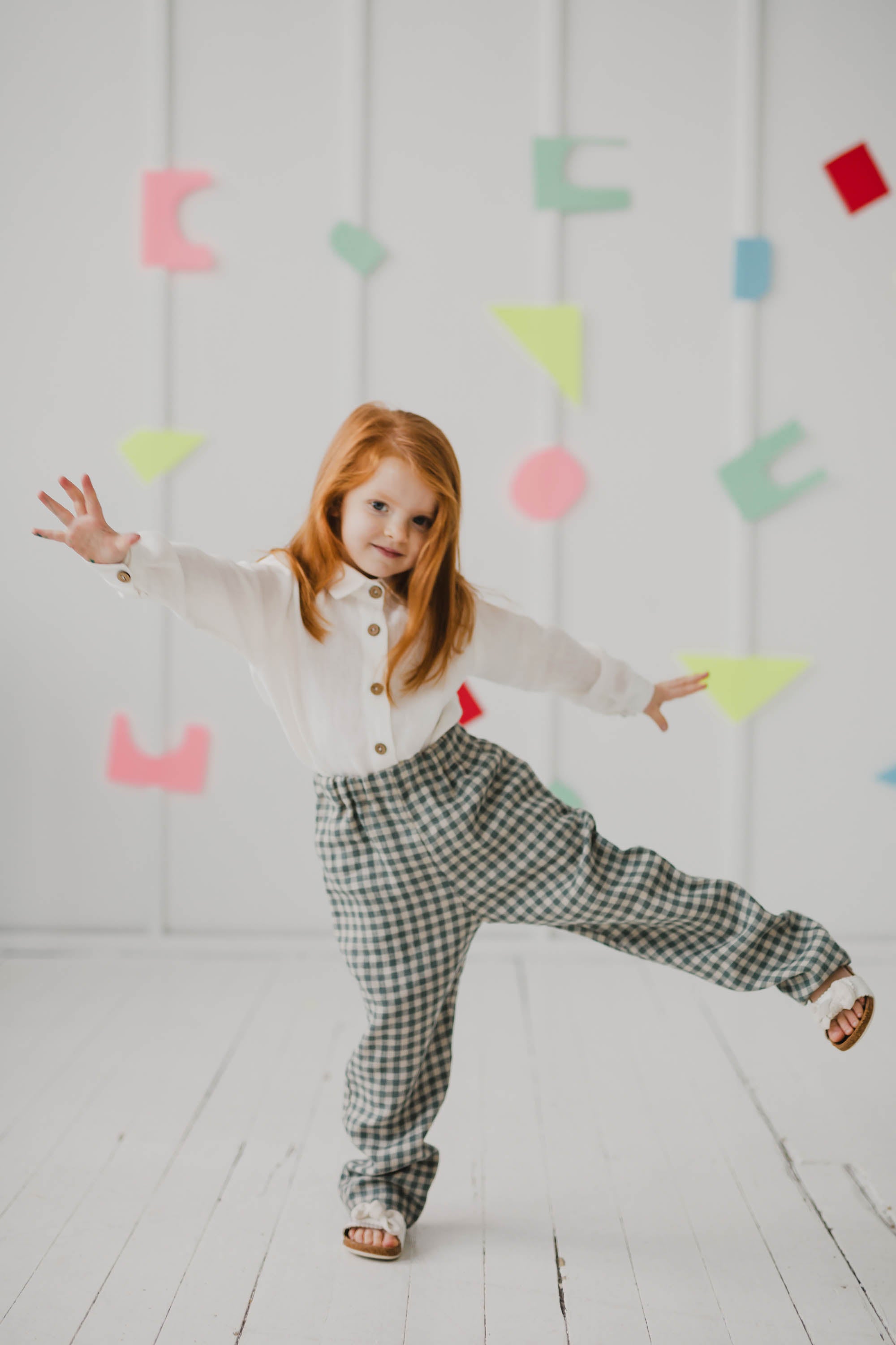 Laumė linen Kids Clothing Vėjopatis pantalon en lin enfant naturel