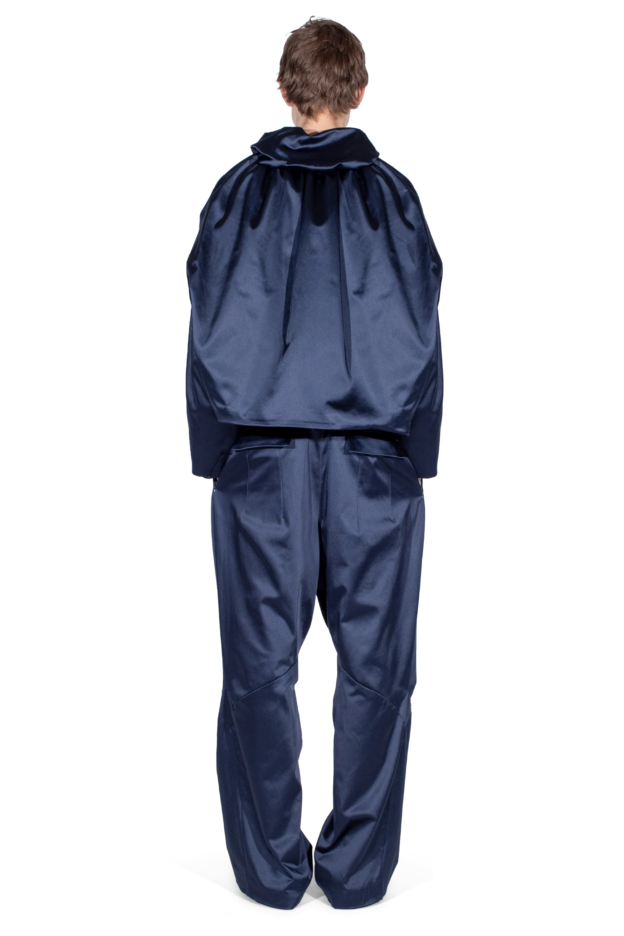 Kiko Kostadinov Bottoms HELMOND pantalon Dark Sapphire 44–52 coton