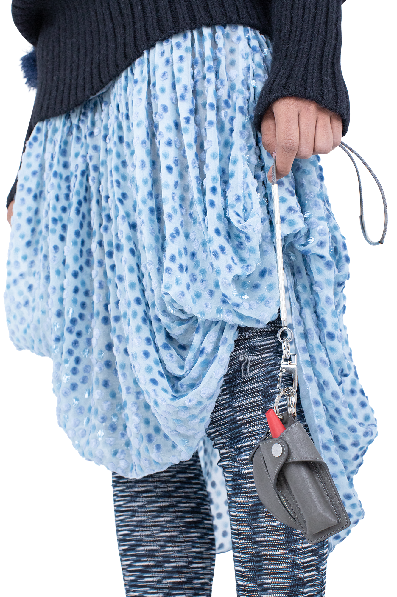 Kiko Kostadinov Bags PRION Multipurpose Carrier sac London Fog en cuir nappa