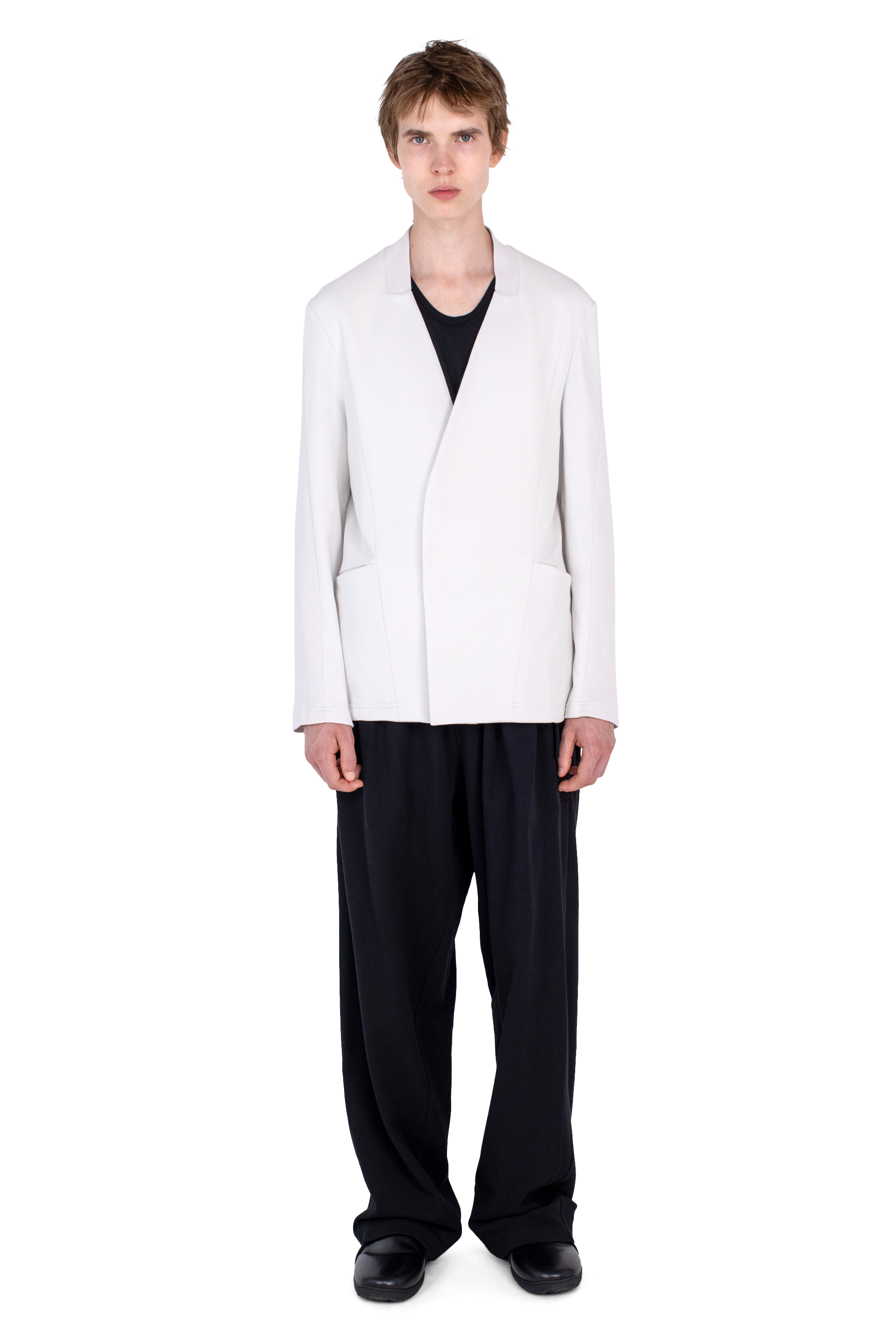 Kiko Kostadinov Outerwear KORU Slim Blazer blazer écru en jersey