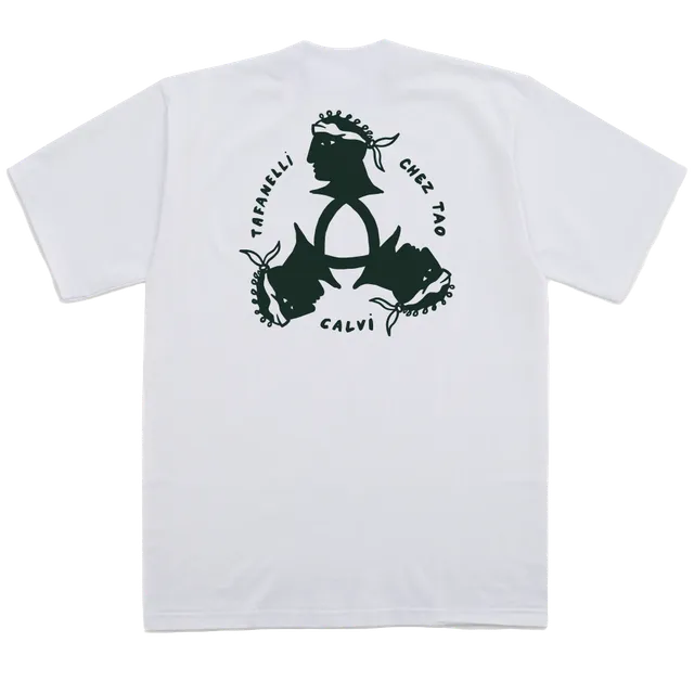TAFANELLI T-Shirts CHEZ TAO t-shirt blanc