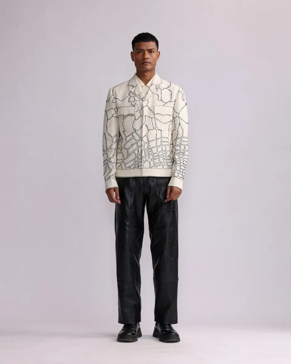 COUNTRYMADE No Man’s Land Land Meta veste courte brodée