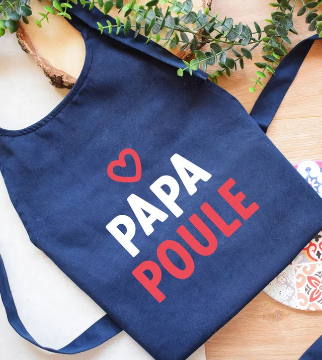 Juste Un T-shirt Tabliers Papa Poule Tablier papa