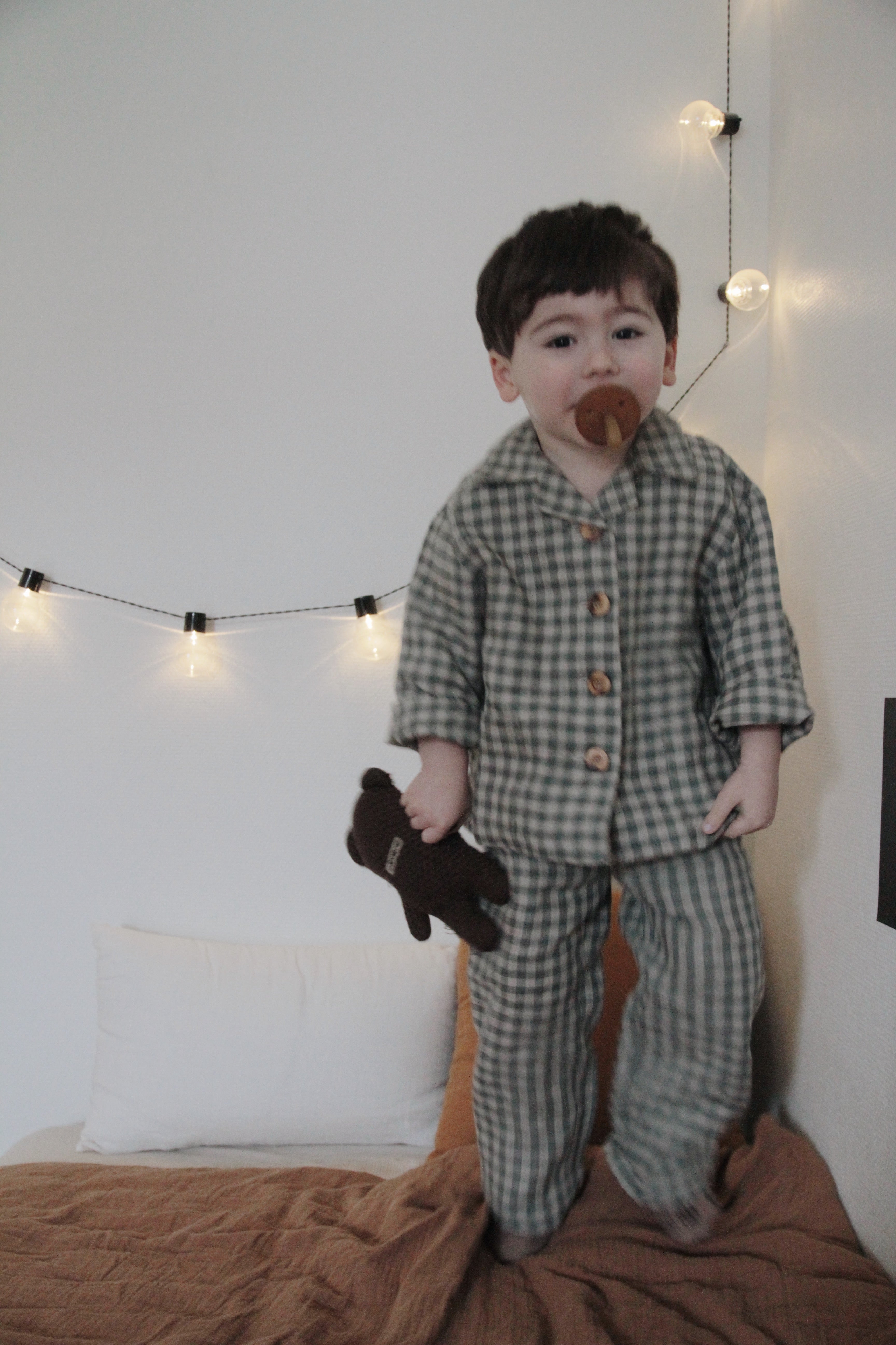 Laumė linen Kids Clothing Žemeliukas pyjama enfant lin naturel