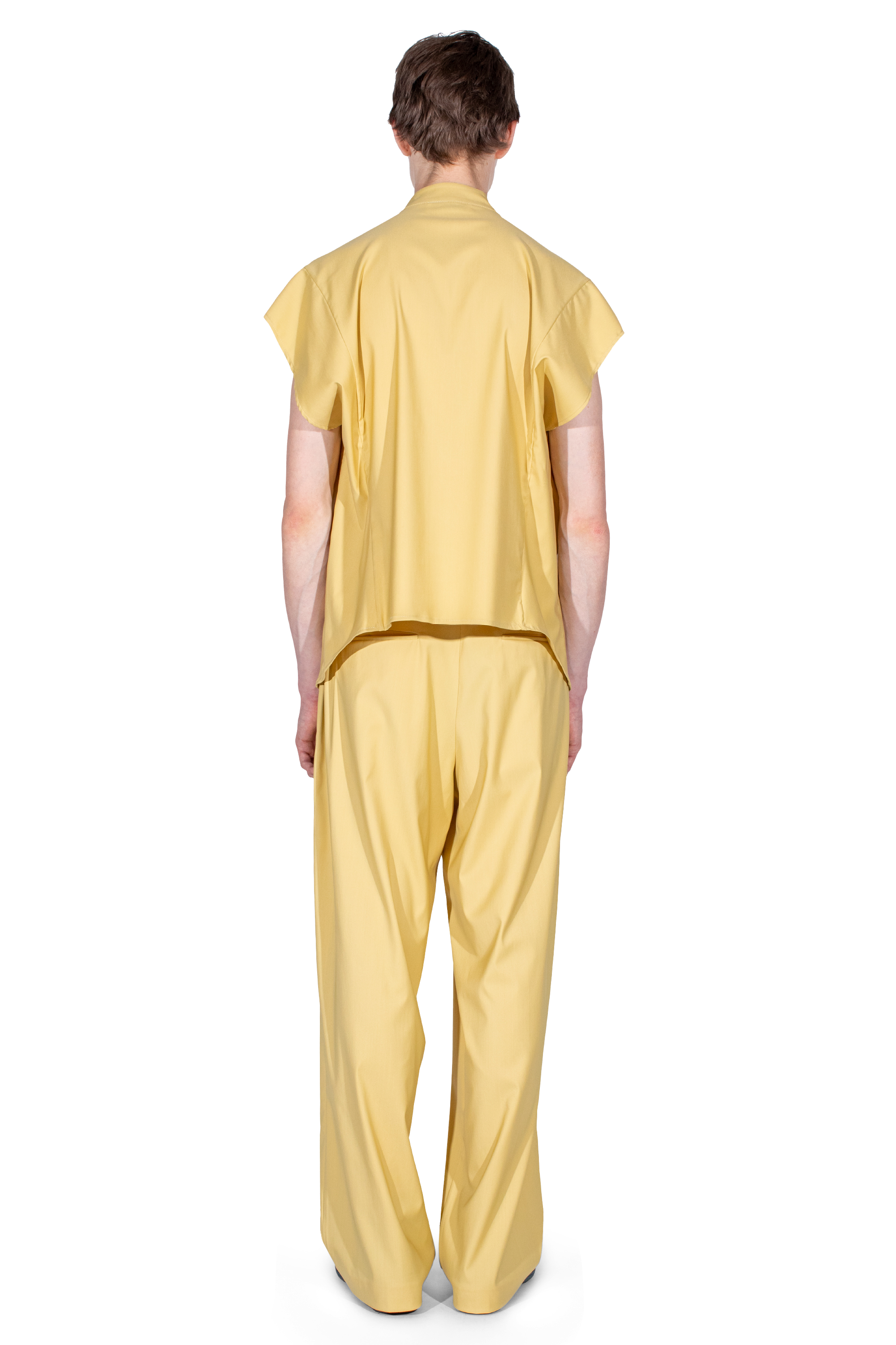 Kiko Kostadinov Shirts ONATE chemise sans manches Mimosa
