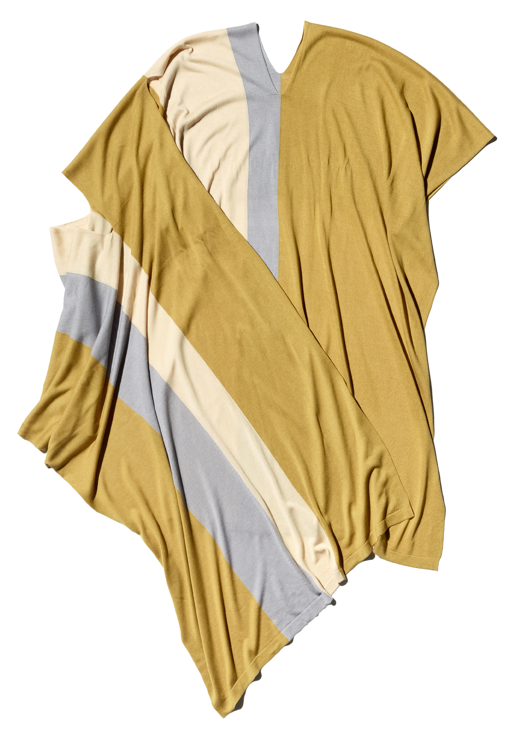 Kiko Kostadinov Accessories SIGO Wide Knit Scarf écharpe Ochre taille unique Tencel-soie