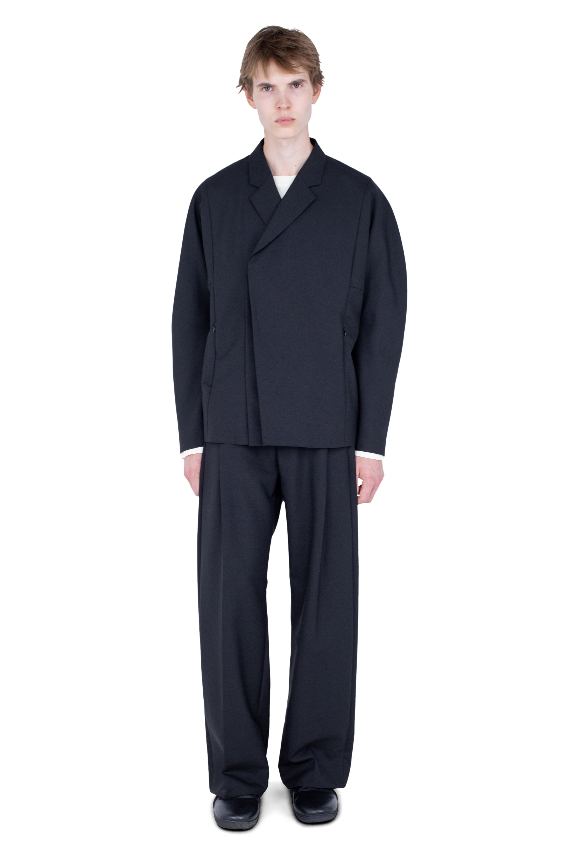 Kiko Kostadinov Outerwear VAALS Tailored Blazer Space Black 44 laine mohair