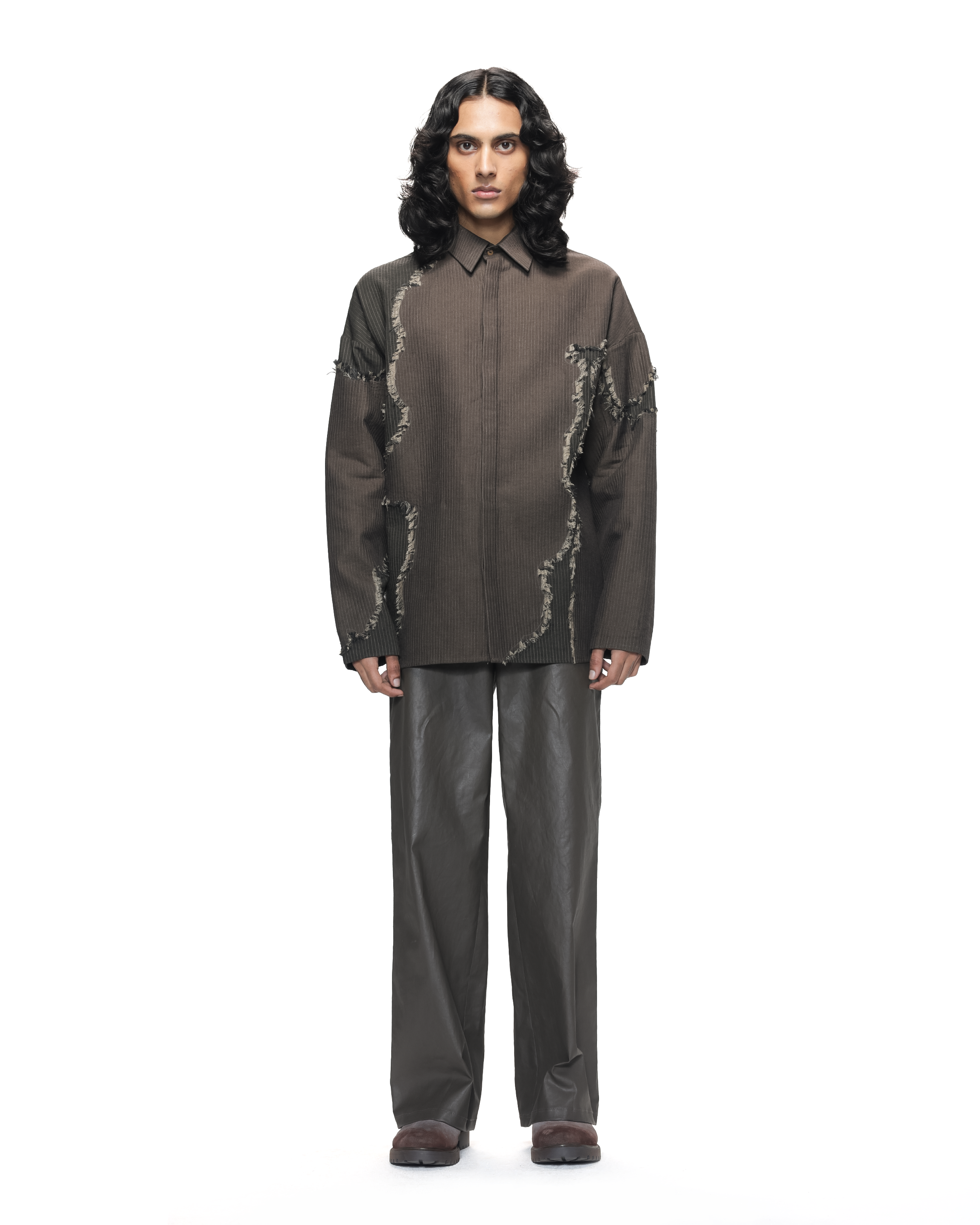 COUNTRYMADE Shirts Frayed Canvas Shirt surchemise denim coton