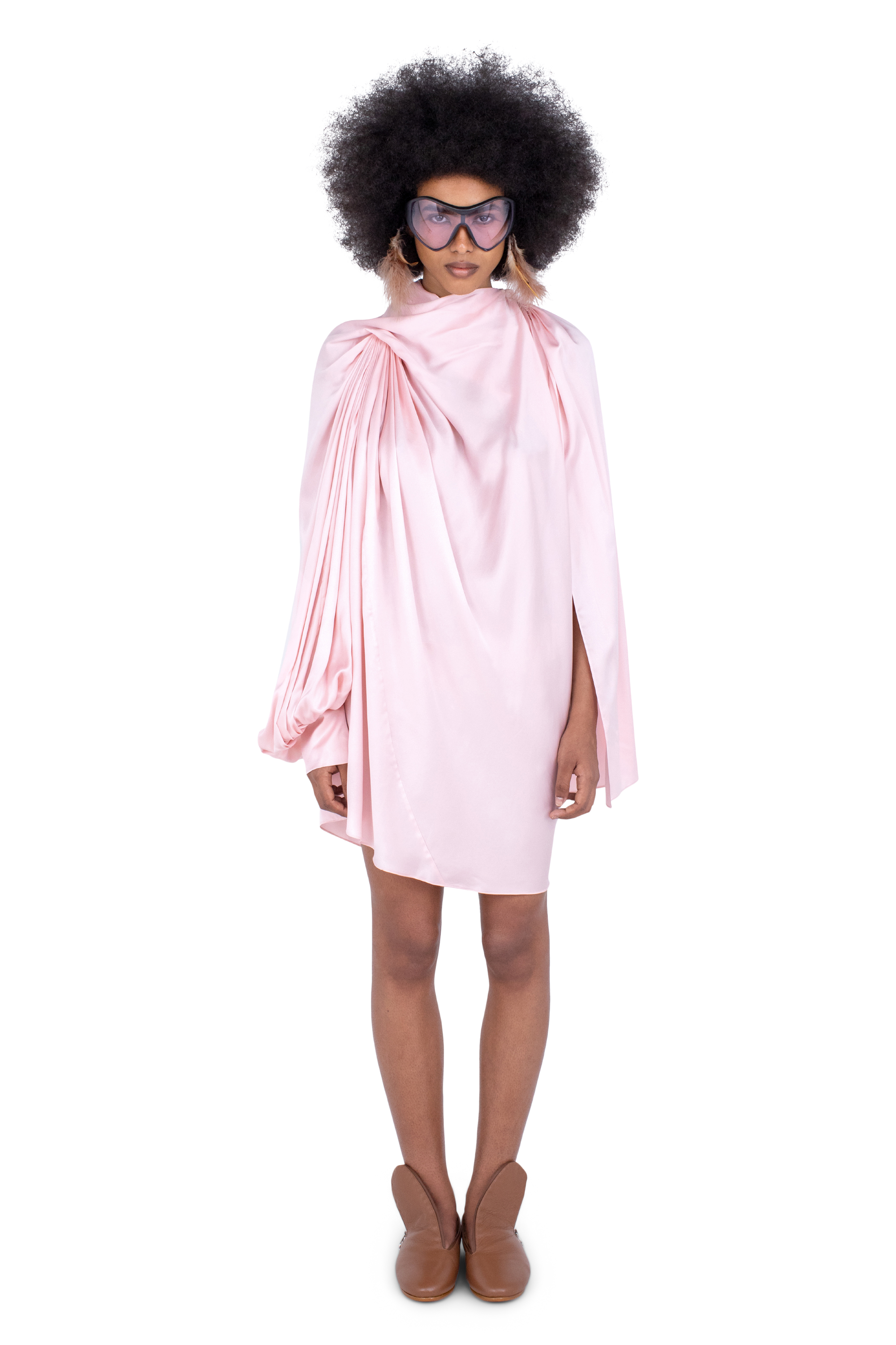 Kiko Kostadinov Dresses CASPIAN Dress robe Prism Pink soie