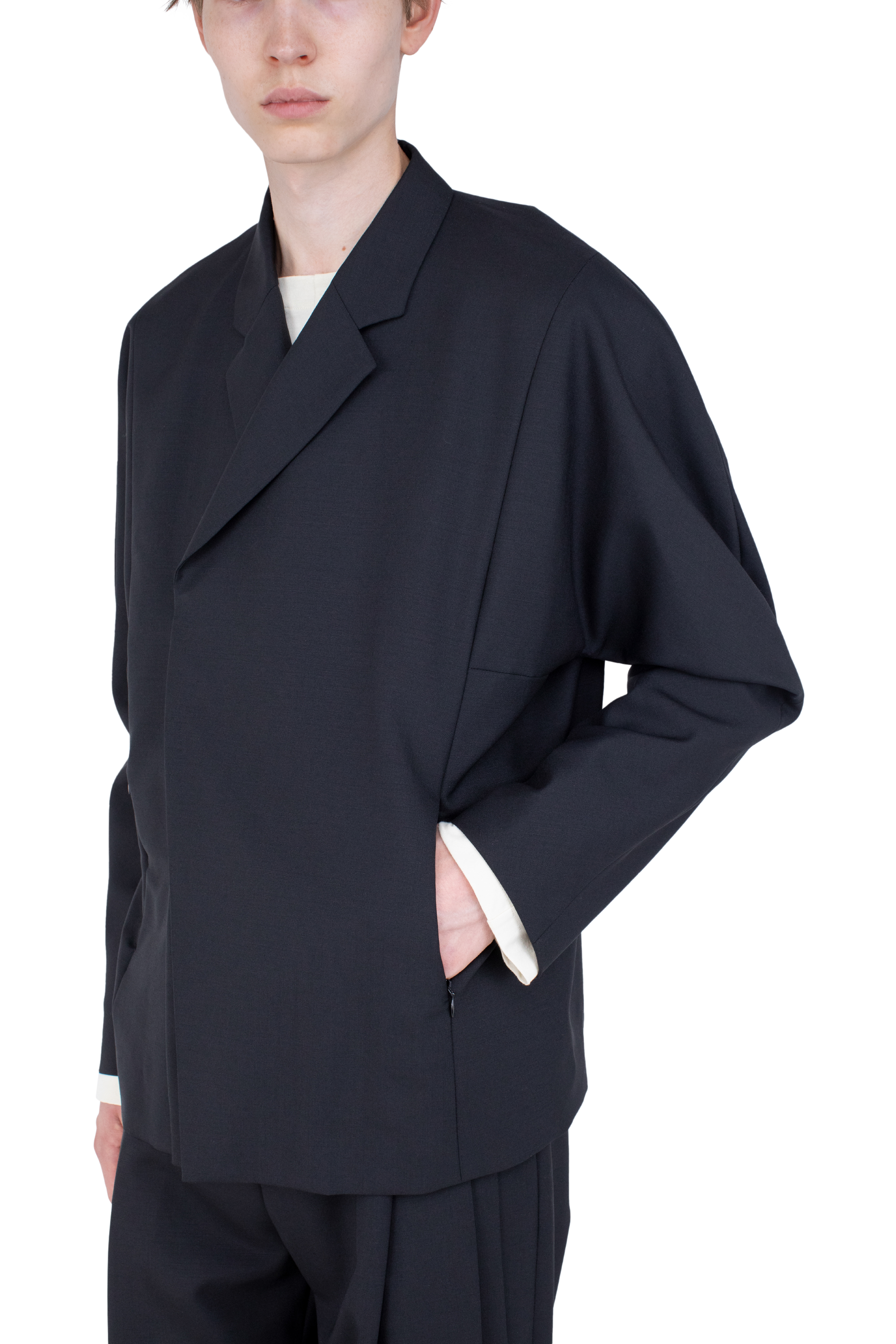 Kiko Kostadinov Outerwear VAALS Tailored Blazer Space Black 44 laine mohair