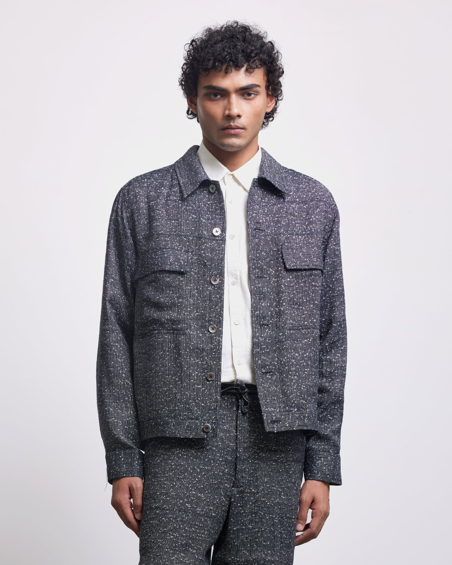 COUNTRYMADE Jackets PRESENCE ABSENCE HANDLOOM JACKET veste en soie