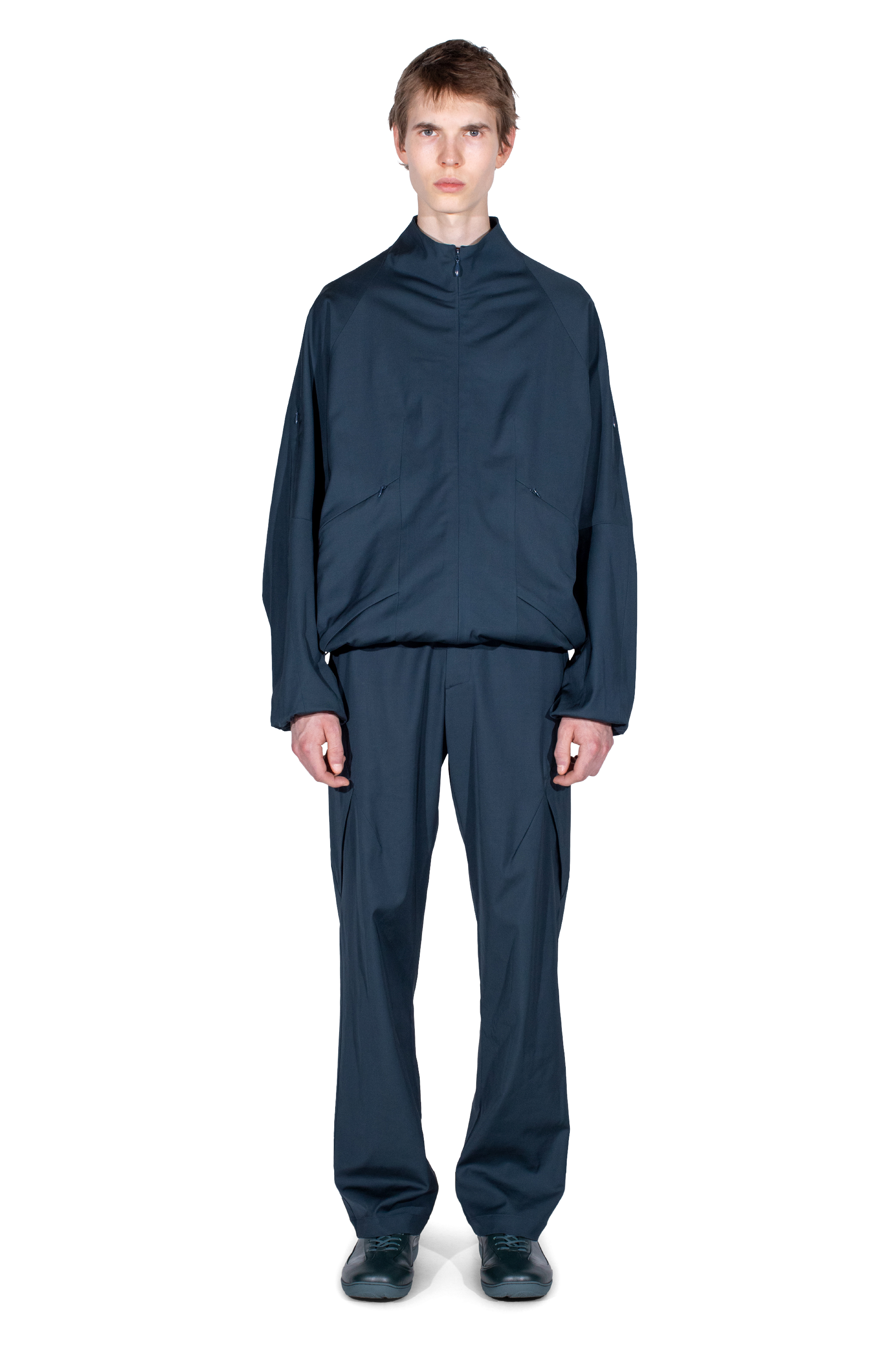 Kiko Kostadinov Outerwear ERDIKO Jacket veste bleu pétrole