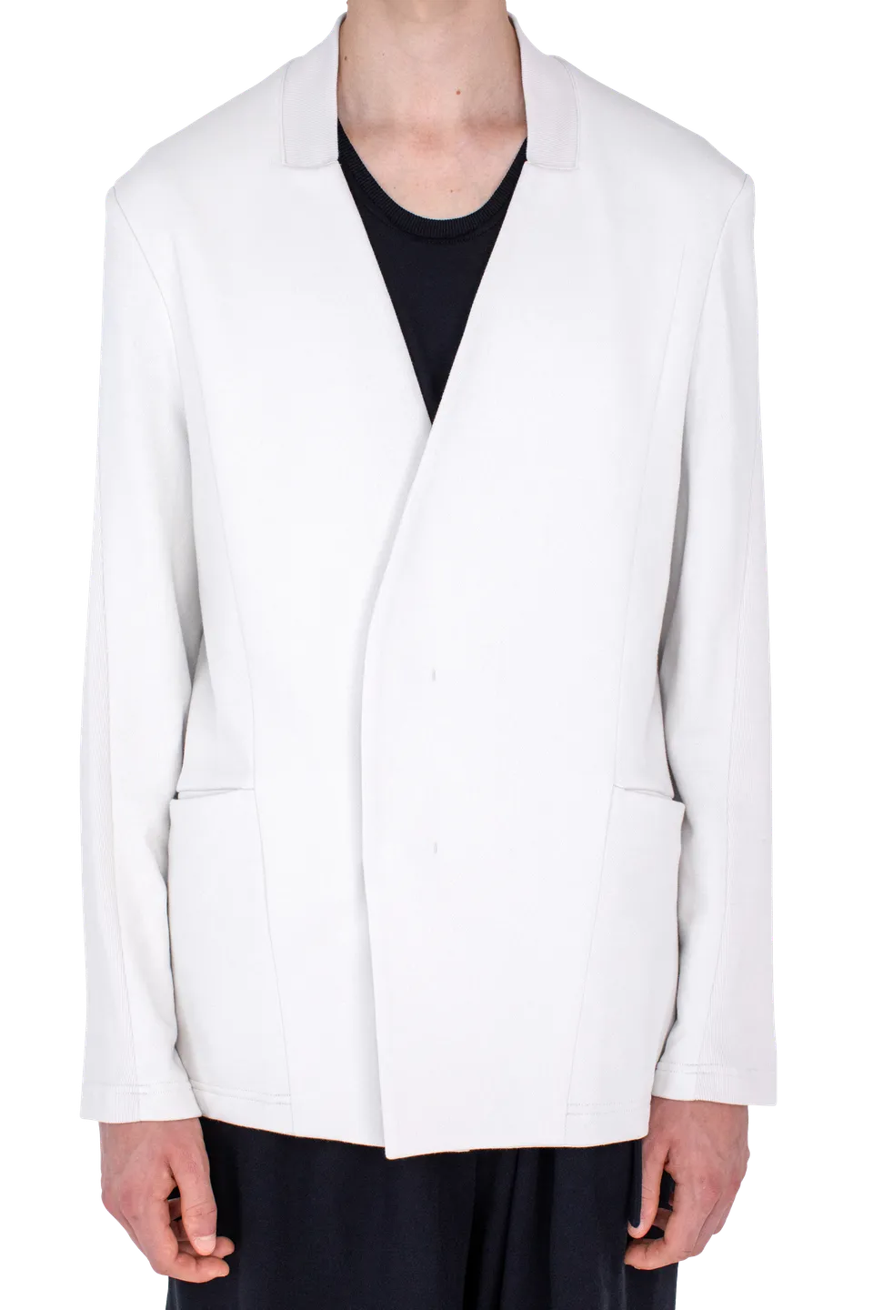 Kiko Kostadinov Outerwear KORU Slim Blazer blazer écru en jersey