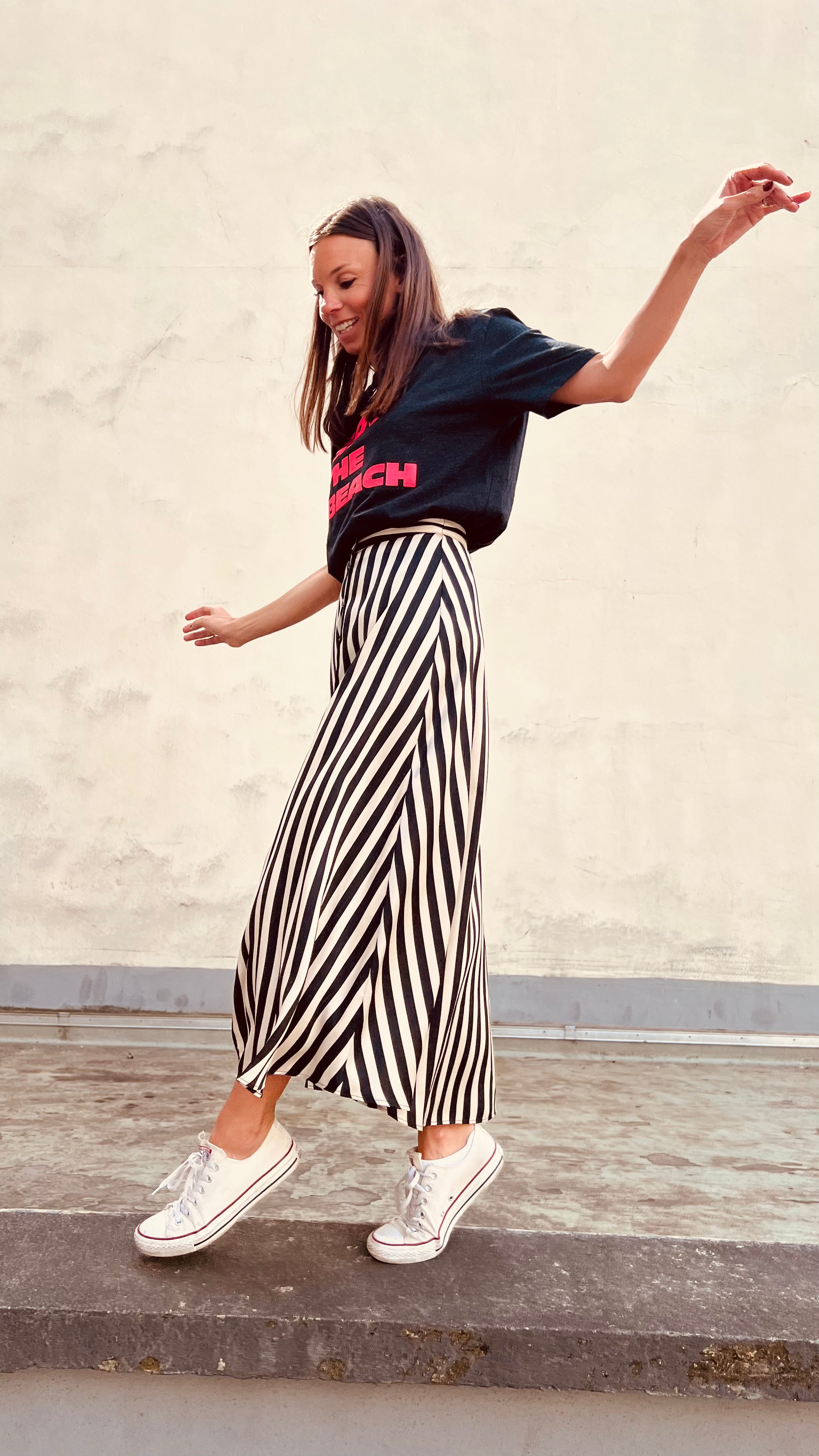 PANTRUCHE Jupes Jupe JAVANAISE circus longue rayée en viscose