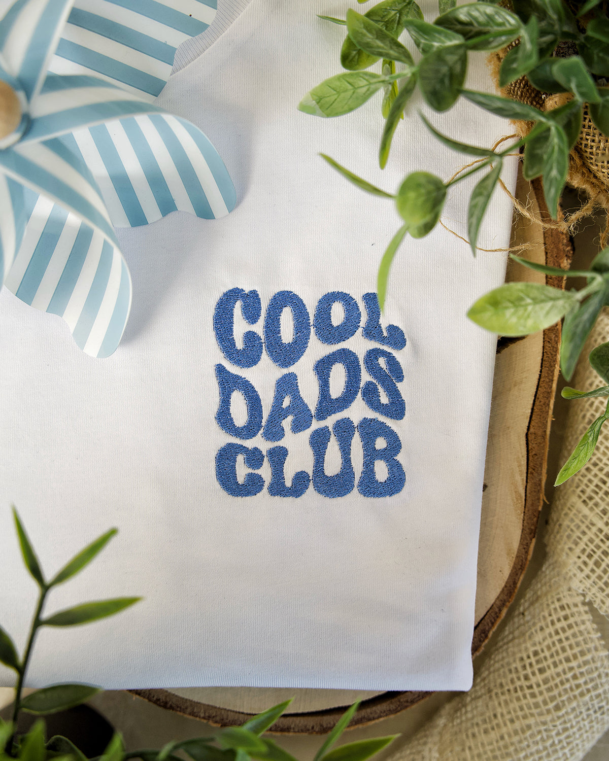 Juste Un T-shirt T-shirts Brodés Cool Dads Club t-shirt homme coton bio