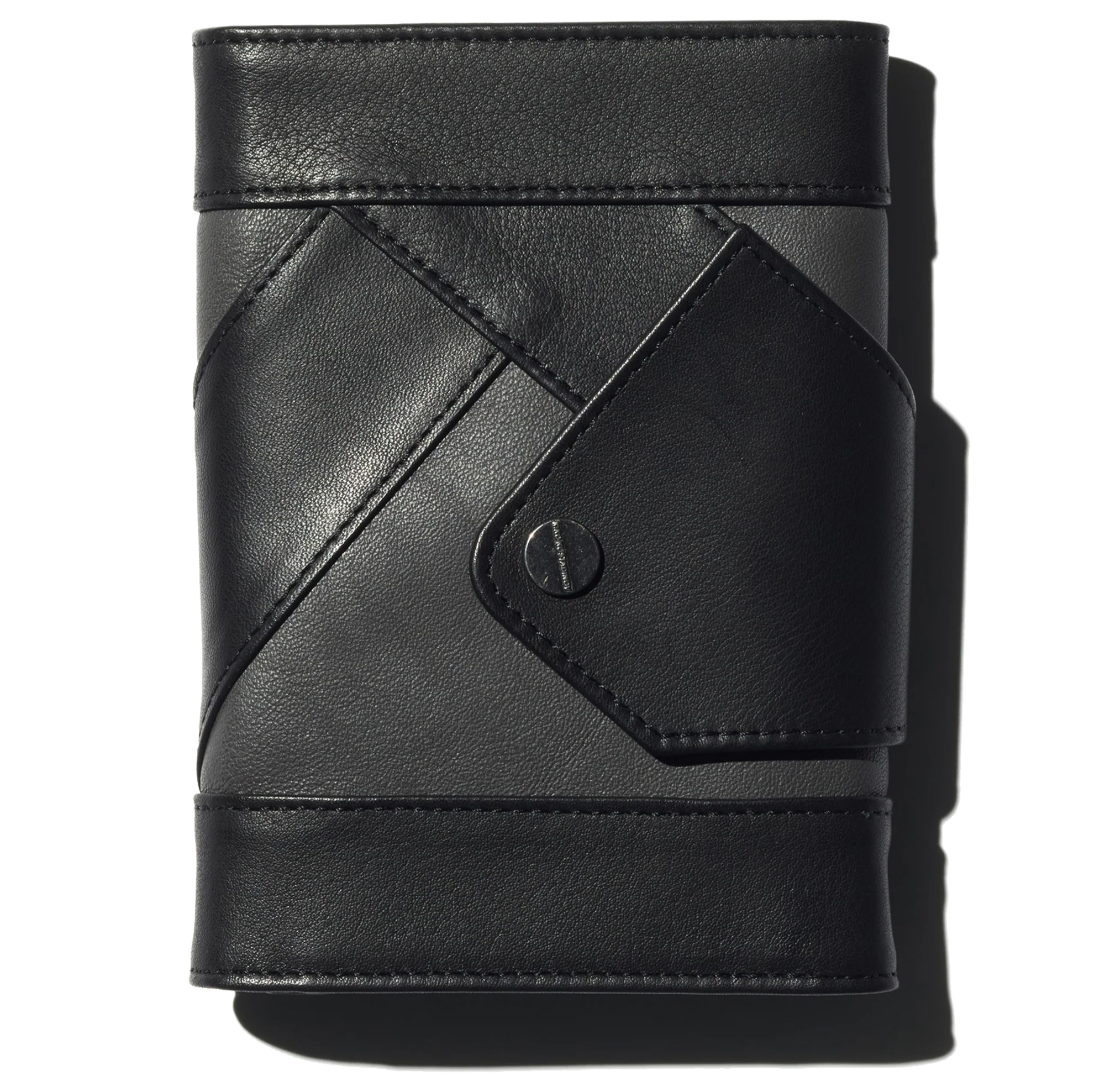 Kiko Kostadinov Bags ORVOS K-Wallet portefeuille cuir Ash Grey / Obsidian Black