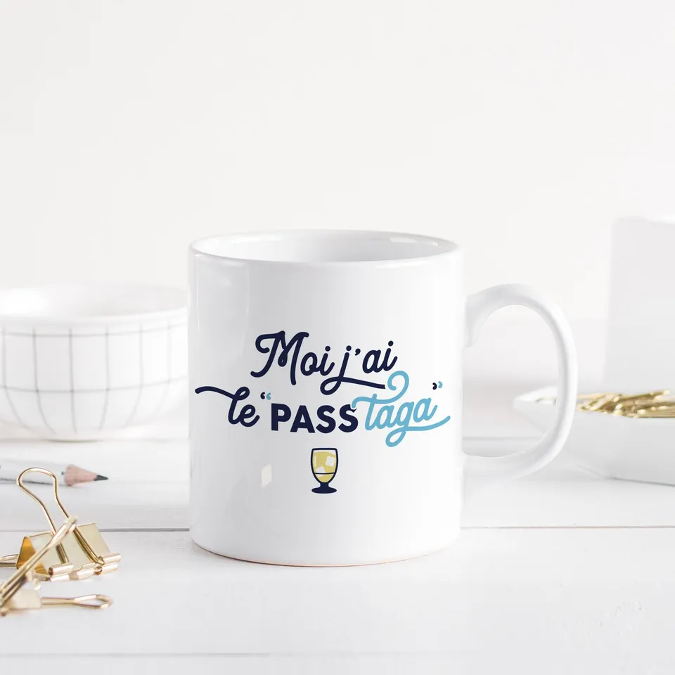 Juste Un T-shirt Mugs Passtaga mug humour