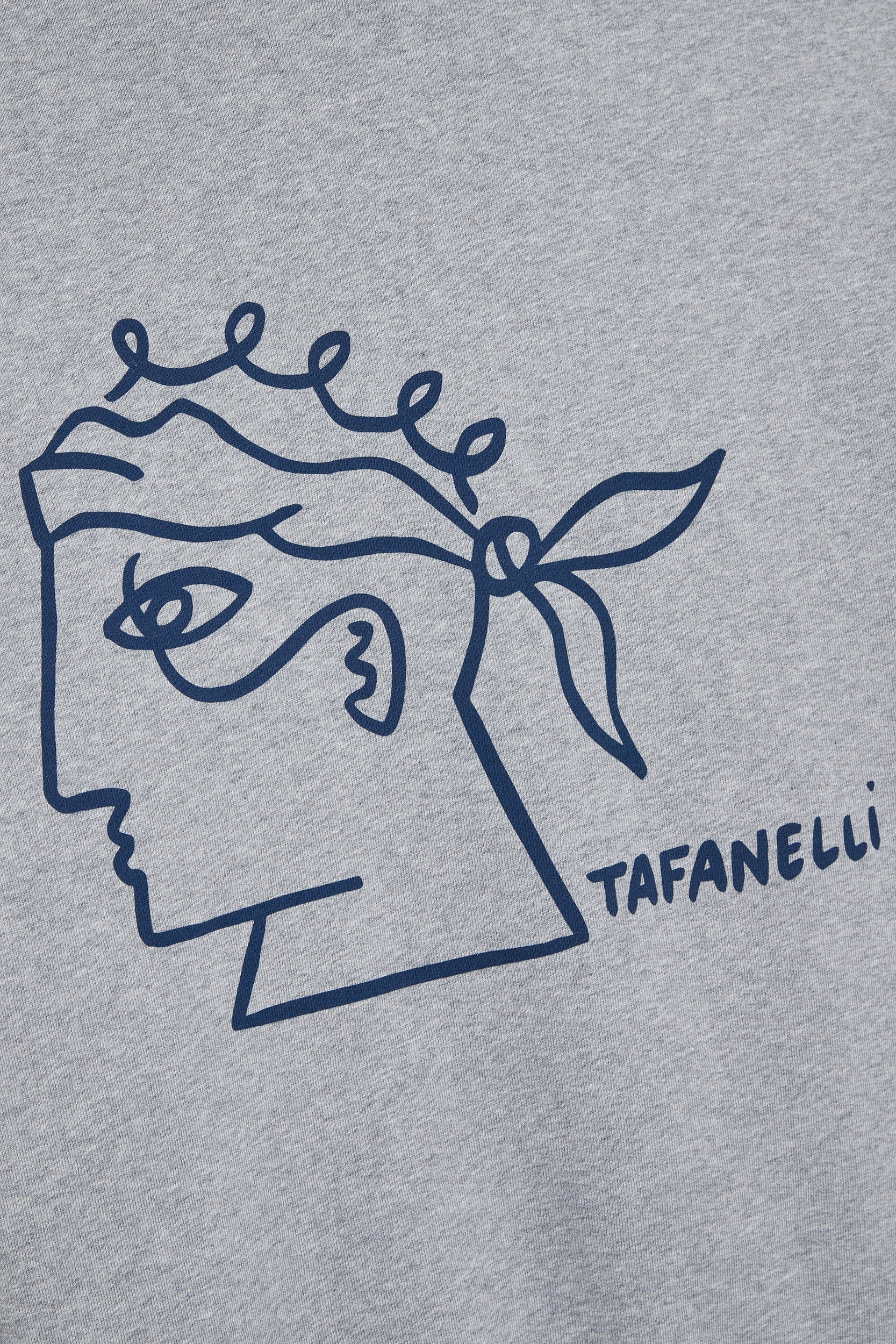 TAFANELLI Hoodies LE HOODIE CORSICA sweat à capuche gris chiné