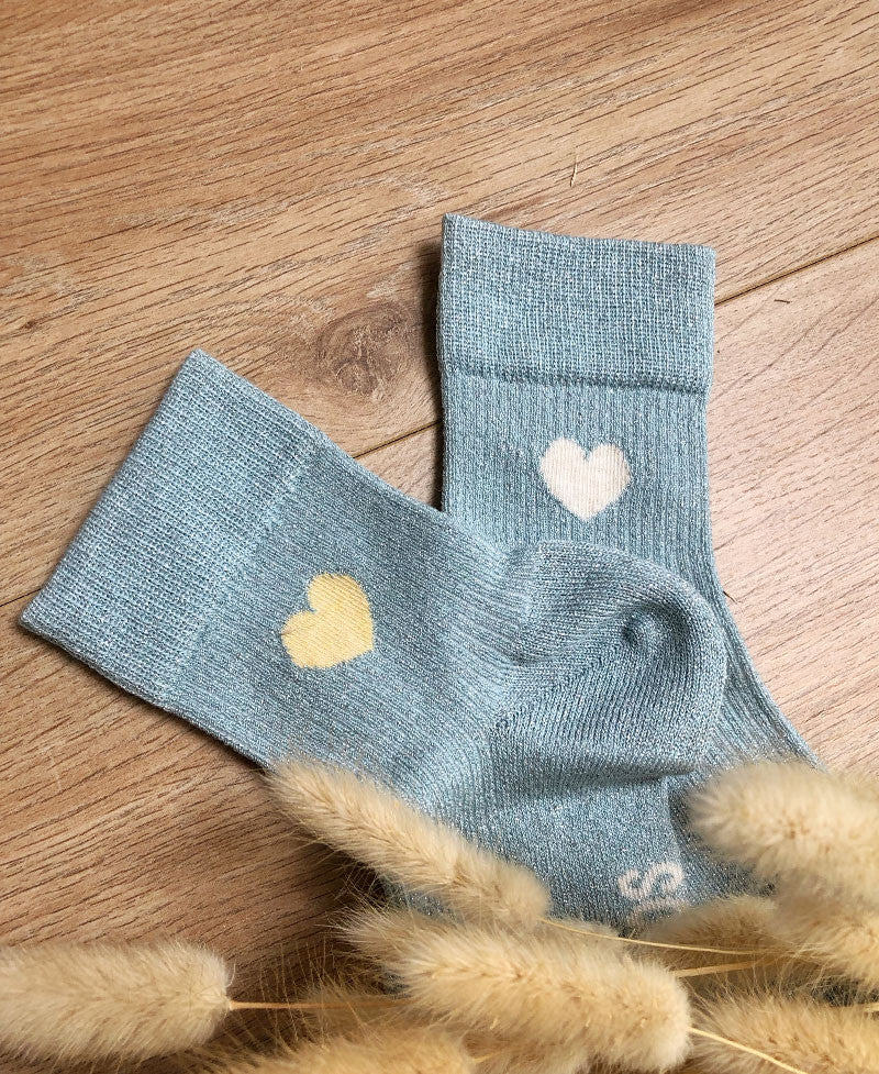 Juste Un T-shirt Chaussettes x Socksocket Adèle Bleu Ciel chaussettes 36/40