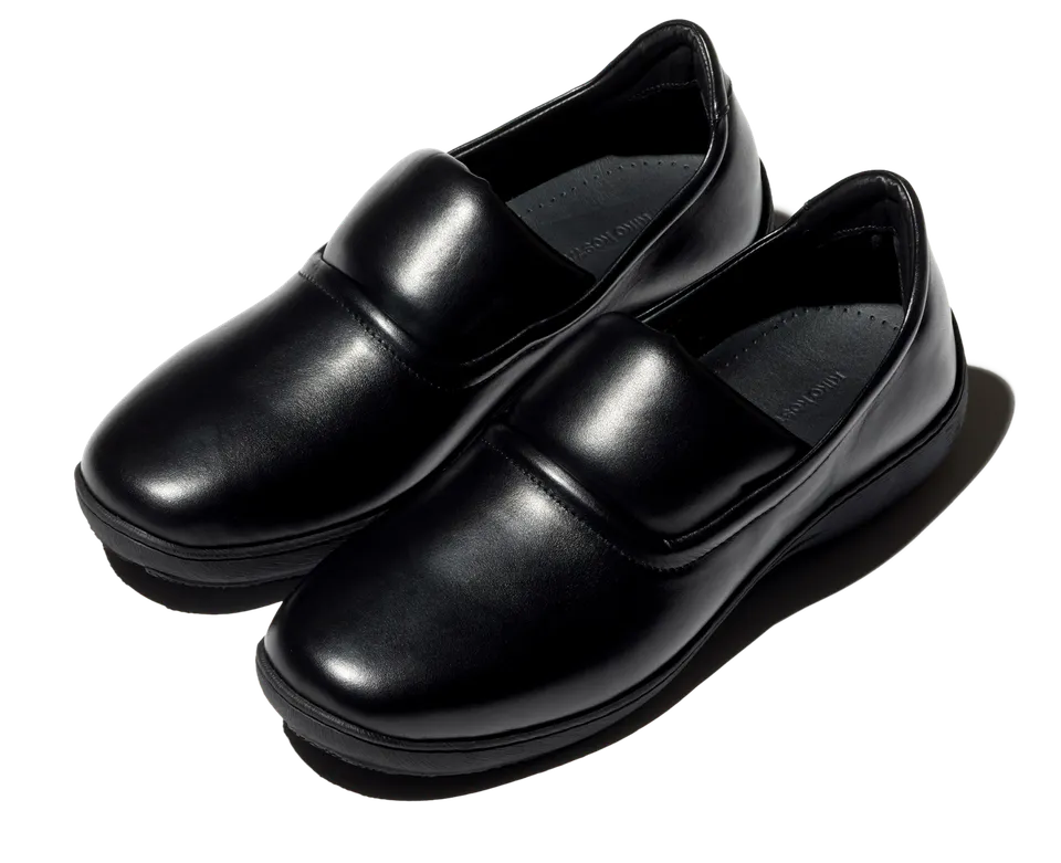 Kiko Kostadinov Shoes LAAN Loafers mocassins Black en cuir de veau