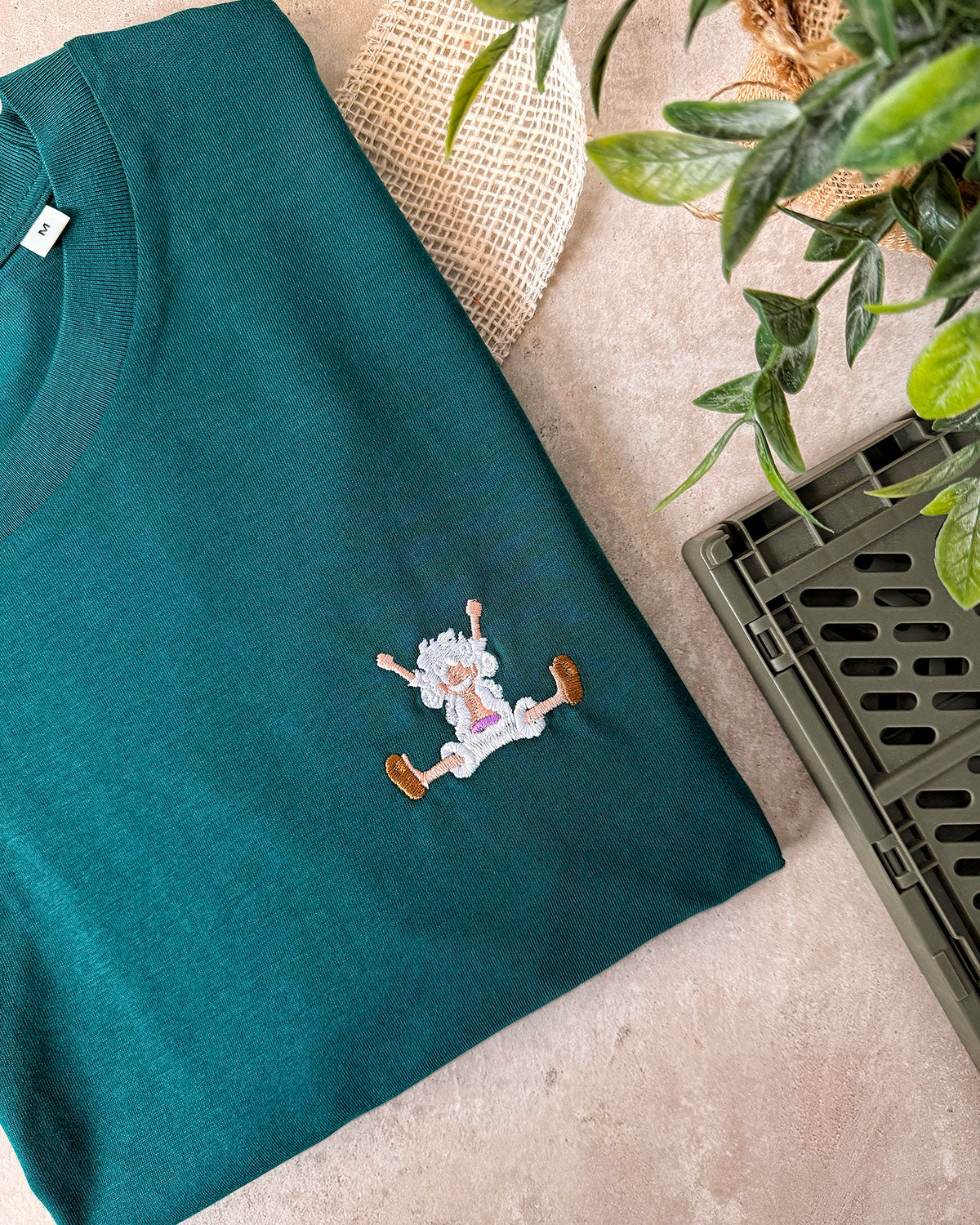 Juste Un T-shirt T-shirts Brodés Joy t-shirt brodé coton bio