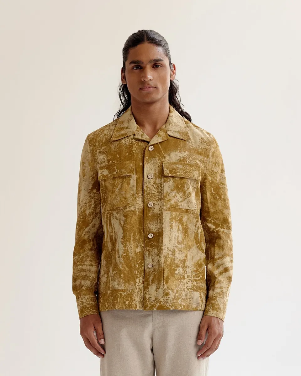 COUNTRYMADE Jackets Trail Dust Skin Textured Batik Jacket veste batik texturée
