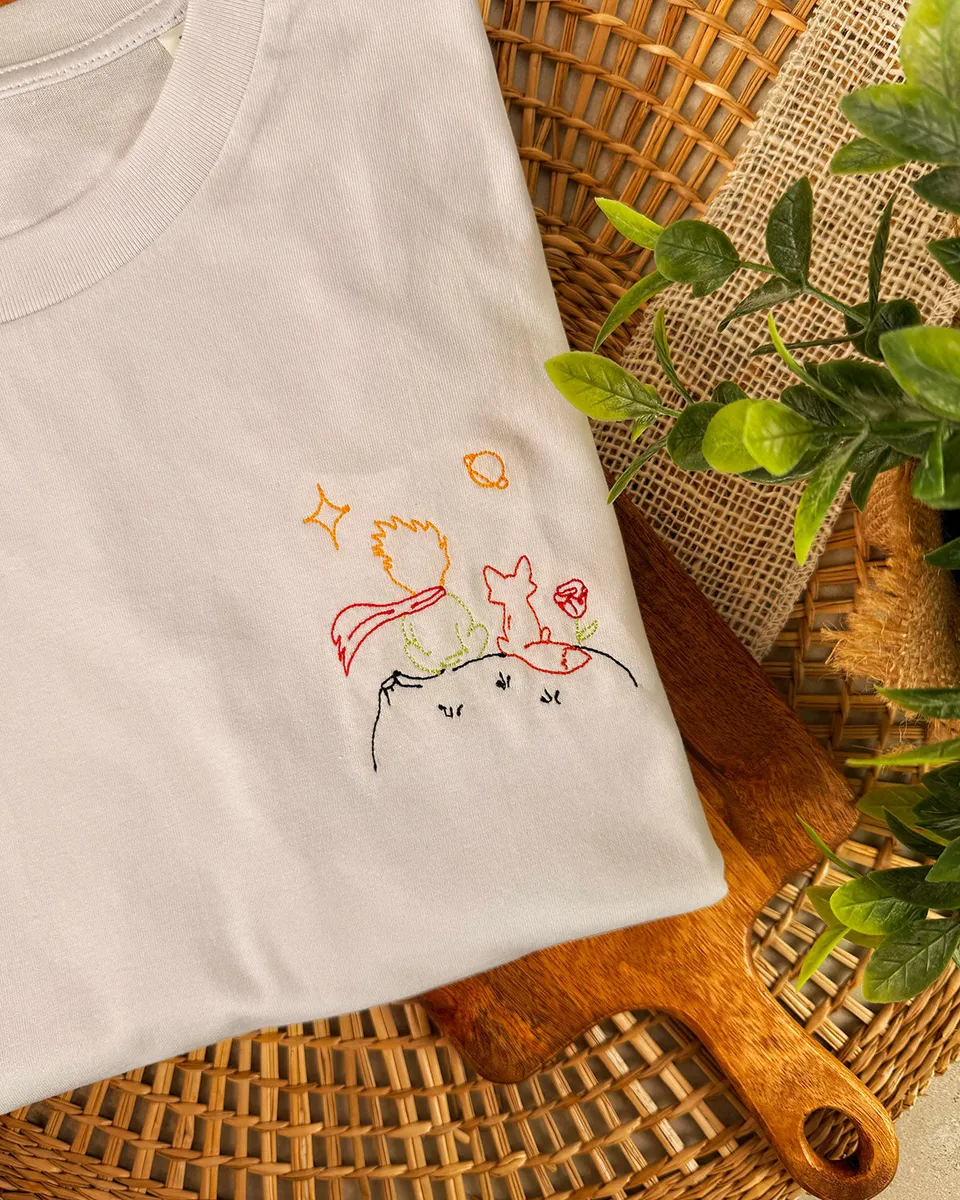 Juste Un T-shirt T-shirts Enfants Le Petit Prince T-shirt enfant brodé