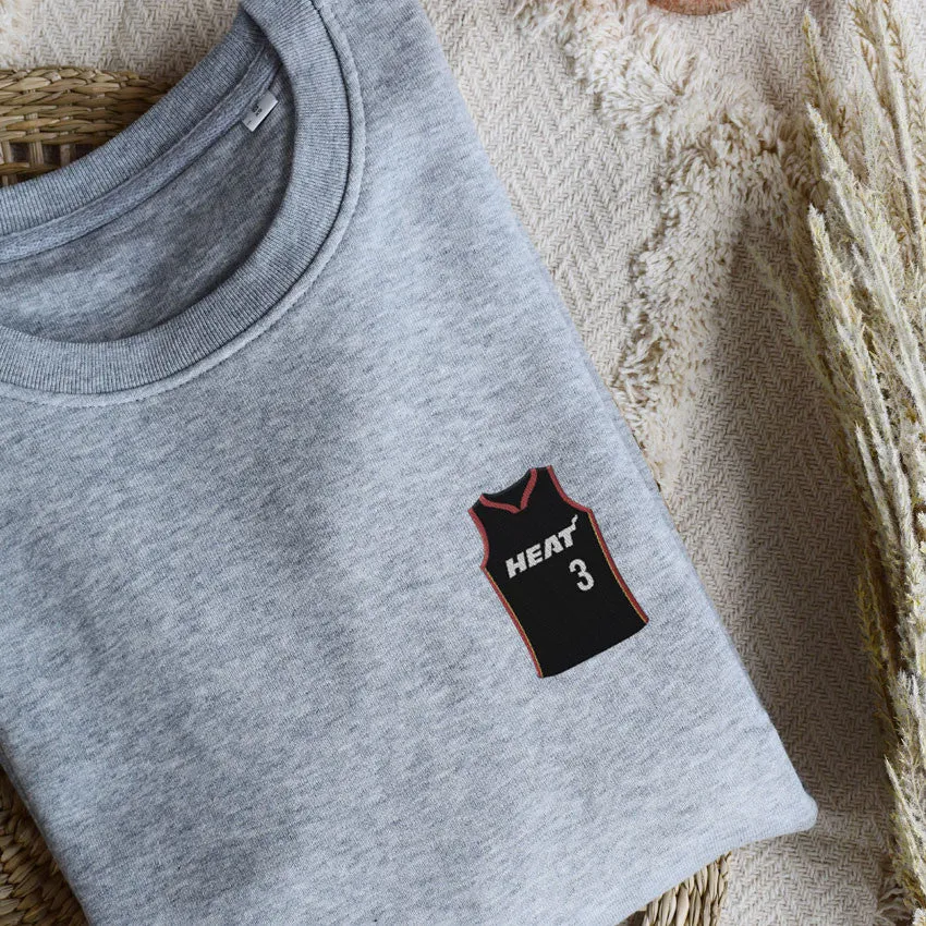 Juste Un T-shirt Sweats Brodés Heat sweat brodé