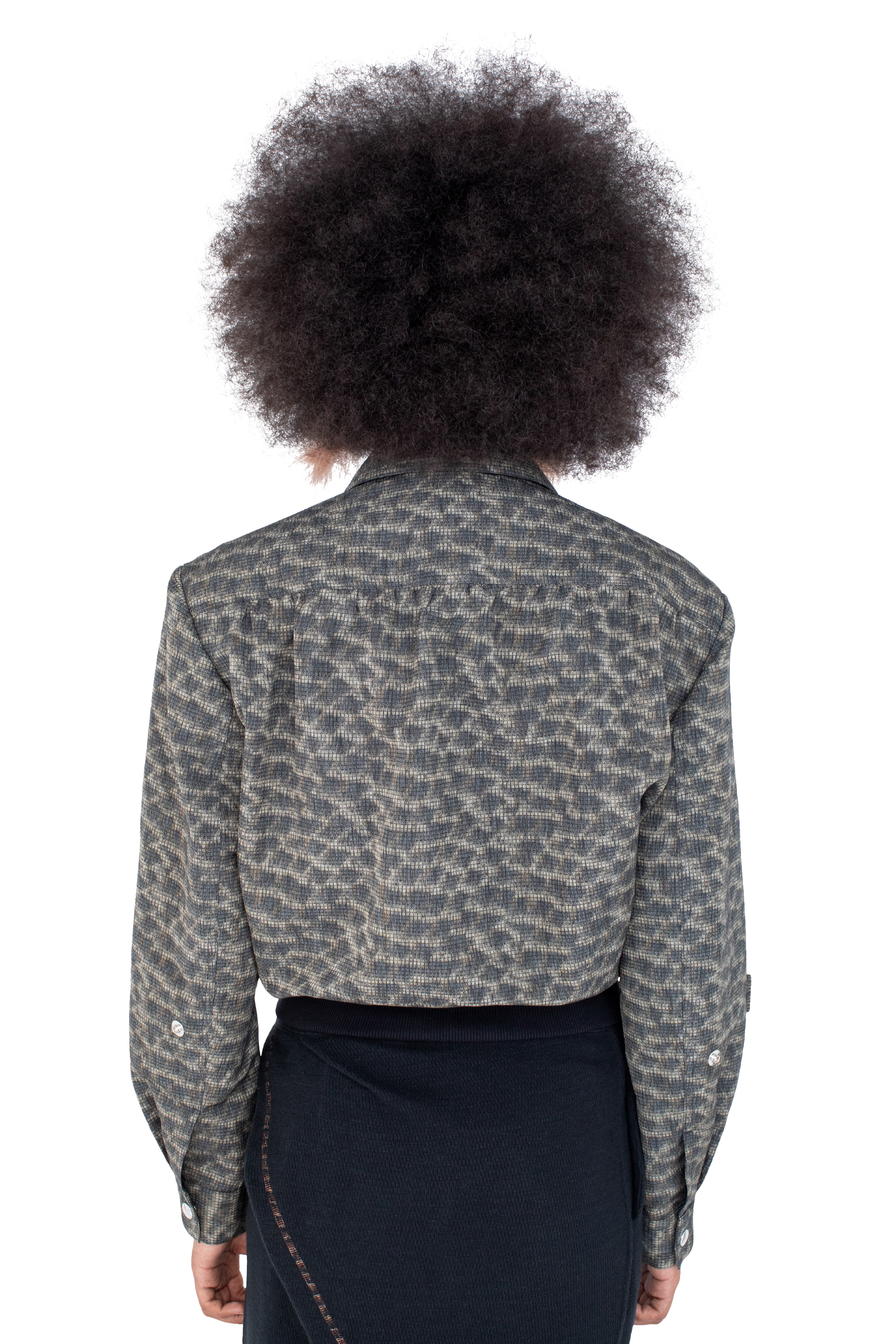 Kiko Kostadinov Outerwear PEREGRINE Jacket veste imprimé plumes réglable