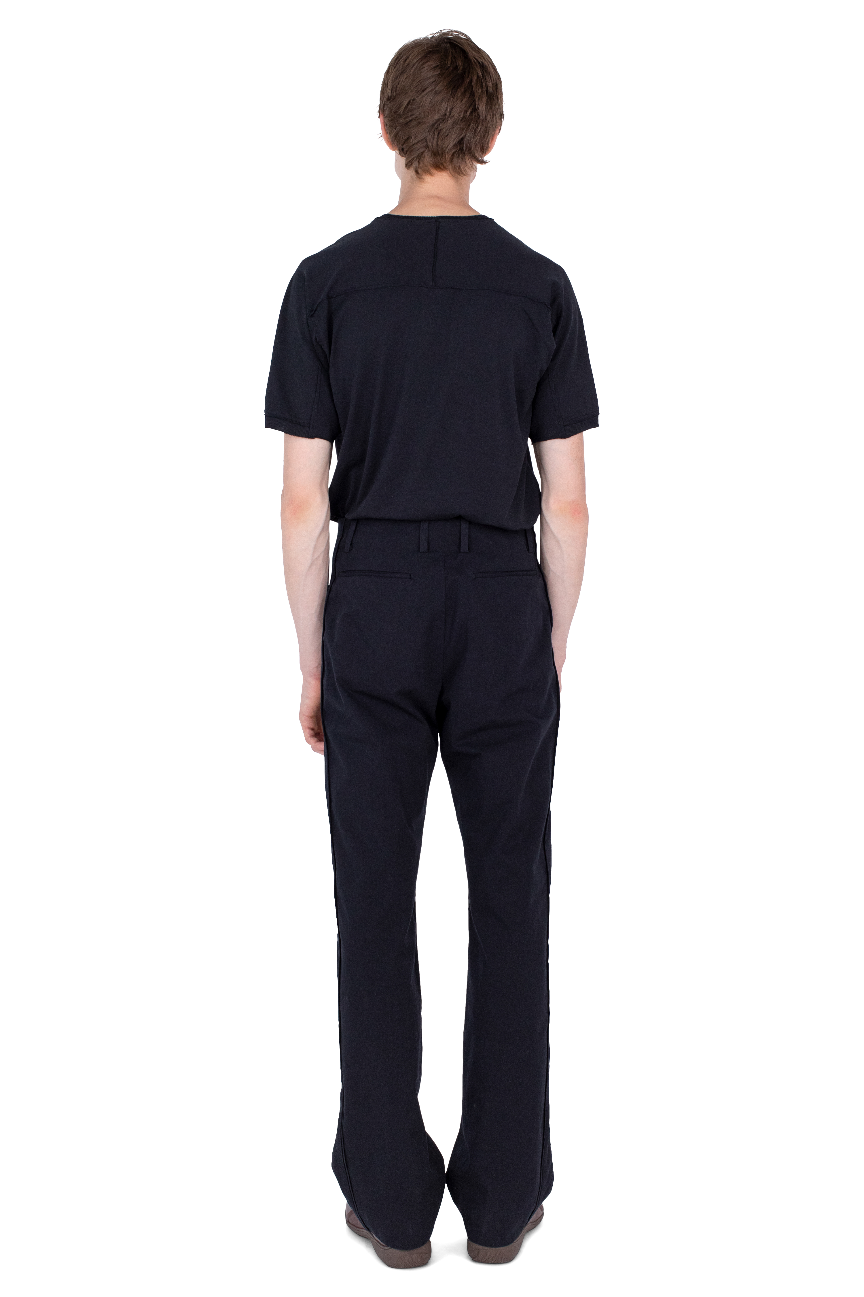 Kiko Kostadinov Bottoms GRAATSMA Trouser pantalon Shadow Black coton bio