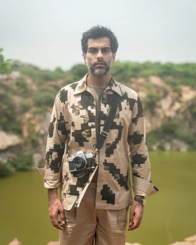 COUNTRYMADE Jackets COMA Deadstock Camouflage Appliqué Jacket en coton